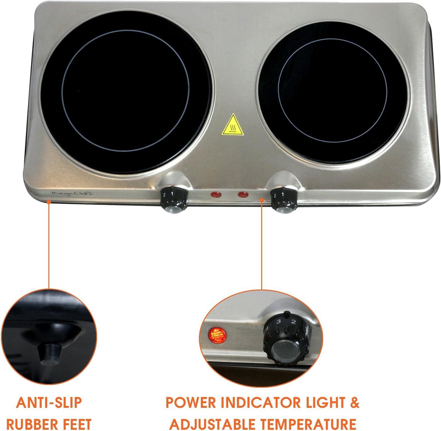 Mega Chef Mega Chef 1700 Watt Electric Double Hot Plate