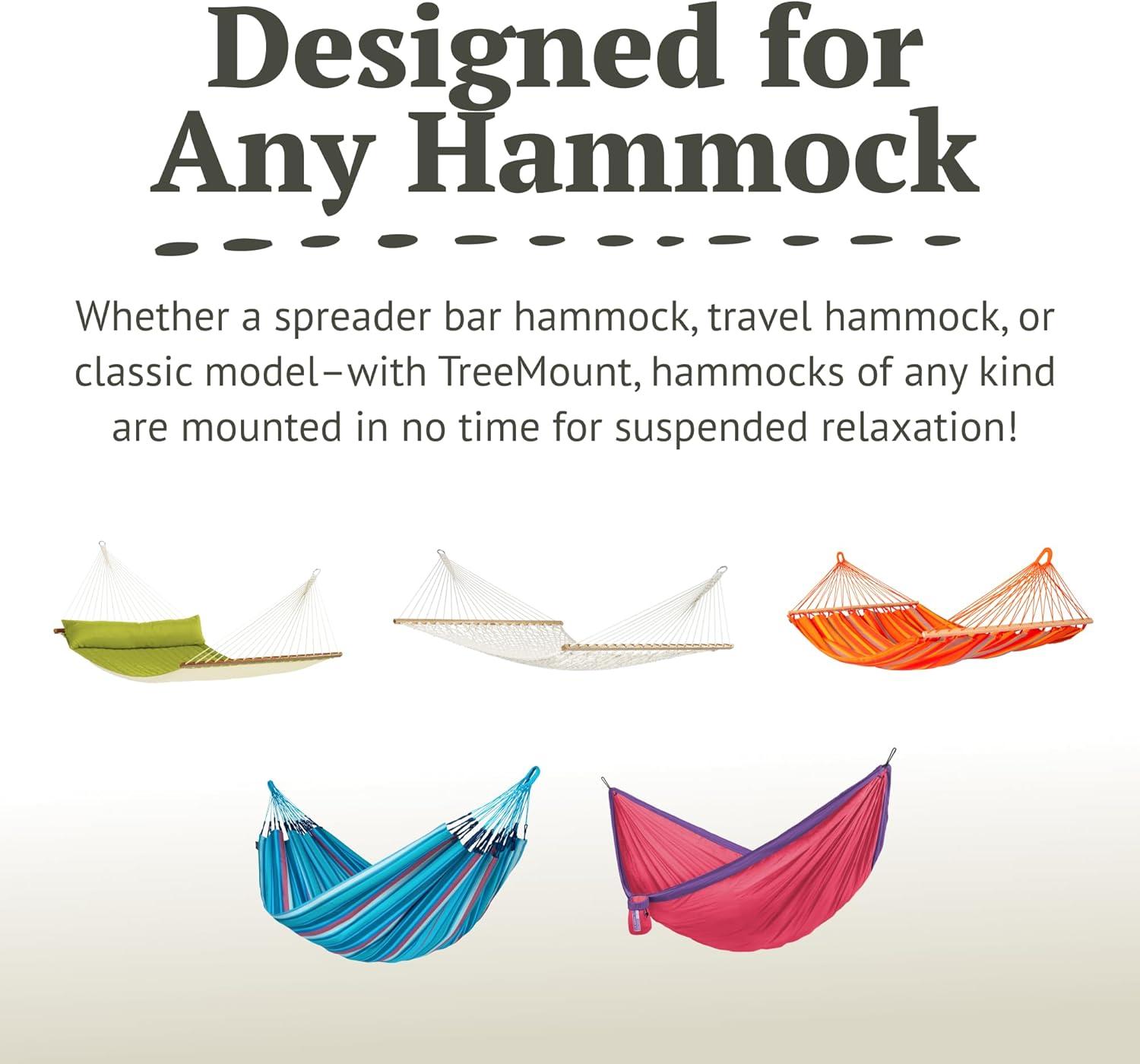 LA SIESTA TreeMount Multipurpose Suspension Tree Strap for Hammocks
