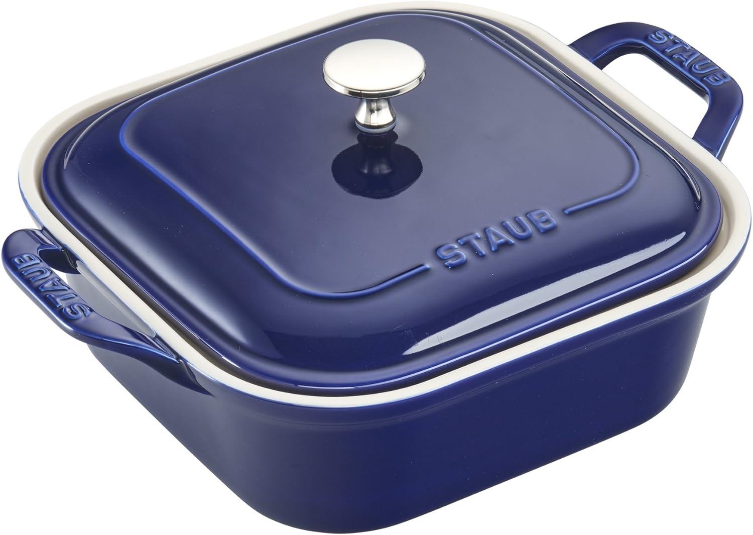 Staub Ceramic 9-inch x 9-inch Square Covered Casserole