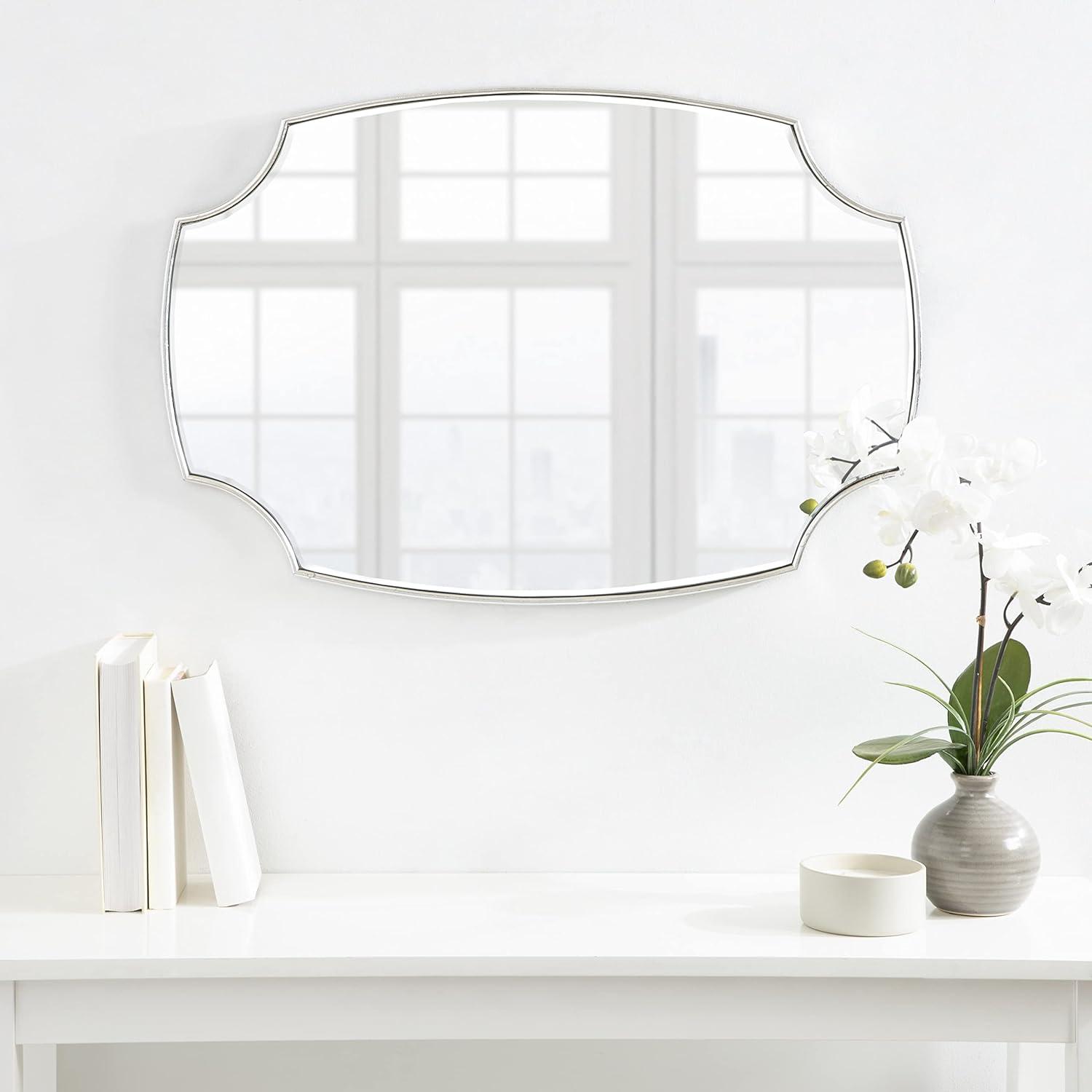 20" x 30" Jovanna Scallop Mirror - Kate & Laurel All Things Decor