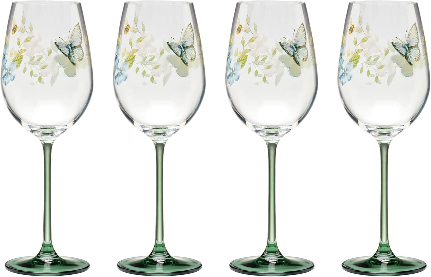Lenox Lenox Butterfly Meadow Wine Glasses, Set Of 4 (Set of 4)