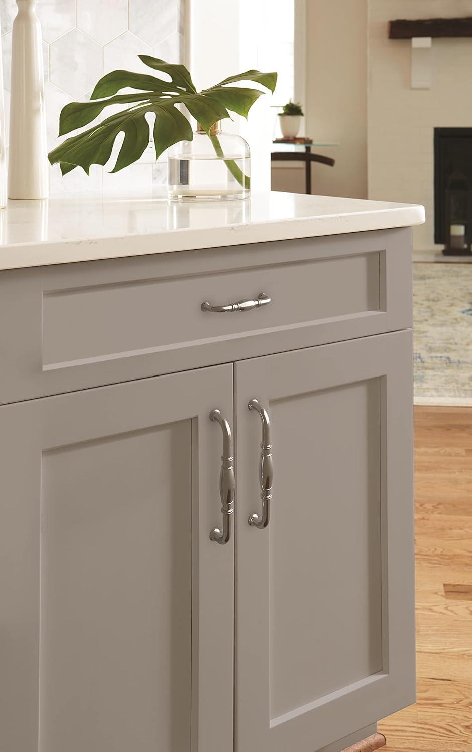 Granby Polished Chrome Traditional Cabinet Pull with Mounting Hardware