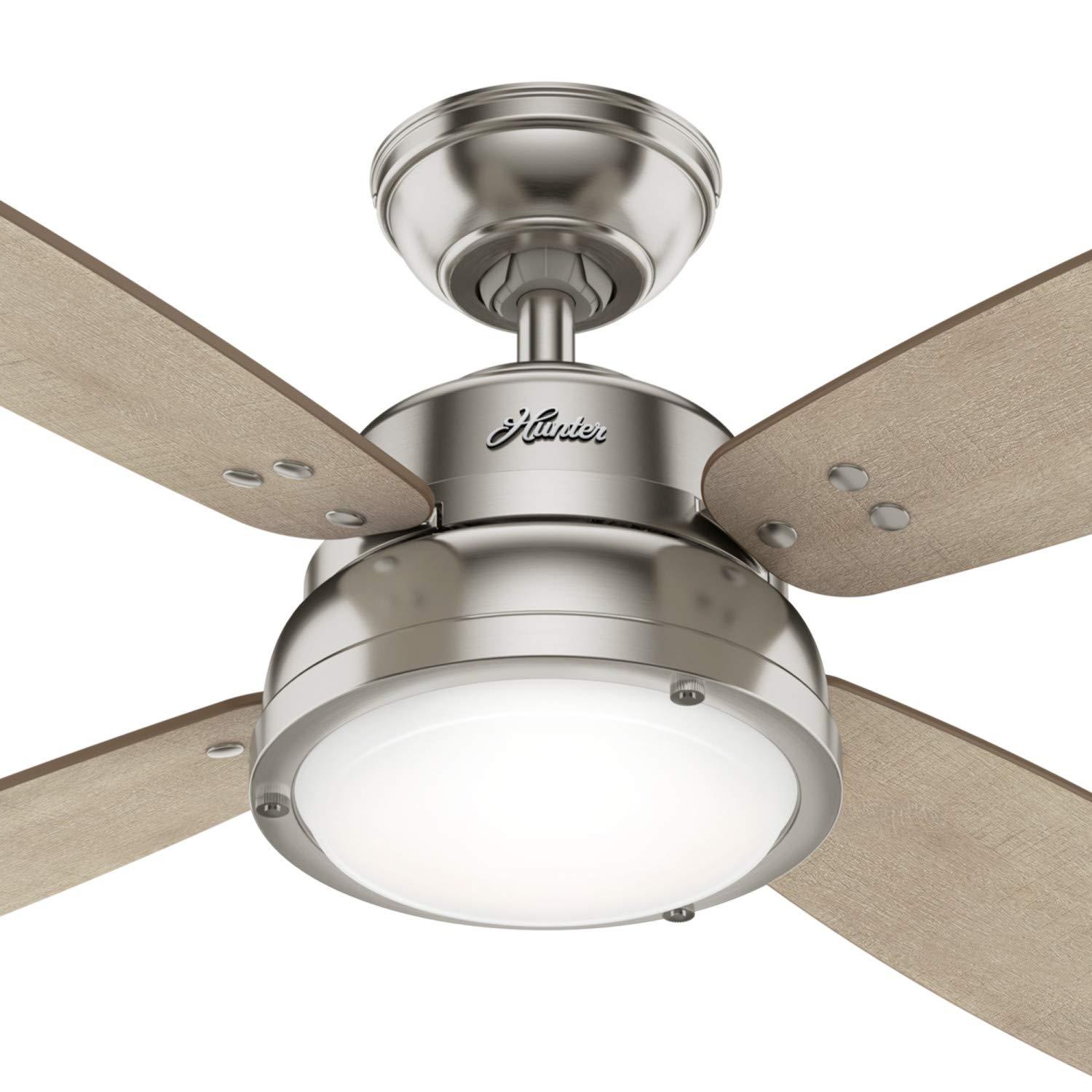 52" Wingate 4 - Blade LED Standard Ceiling Fan with Remote Control and Light Kit Included