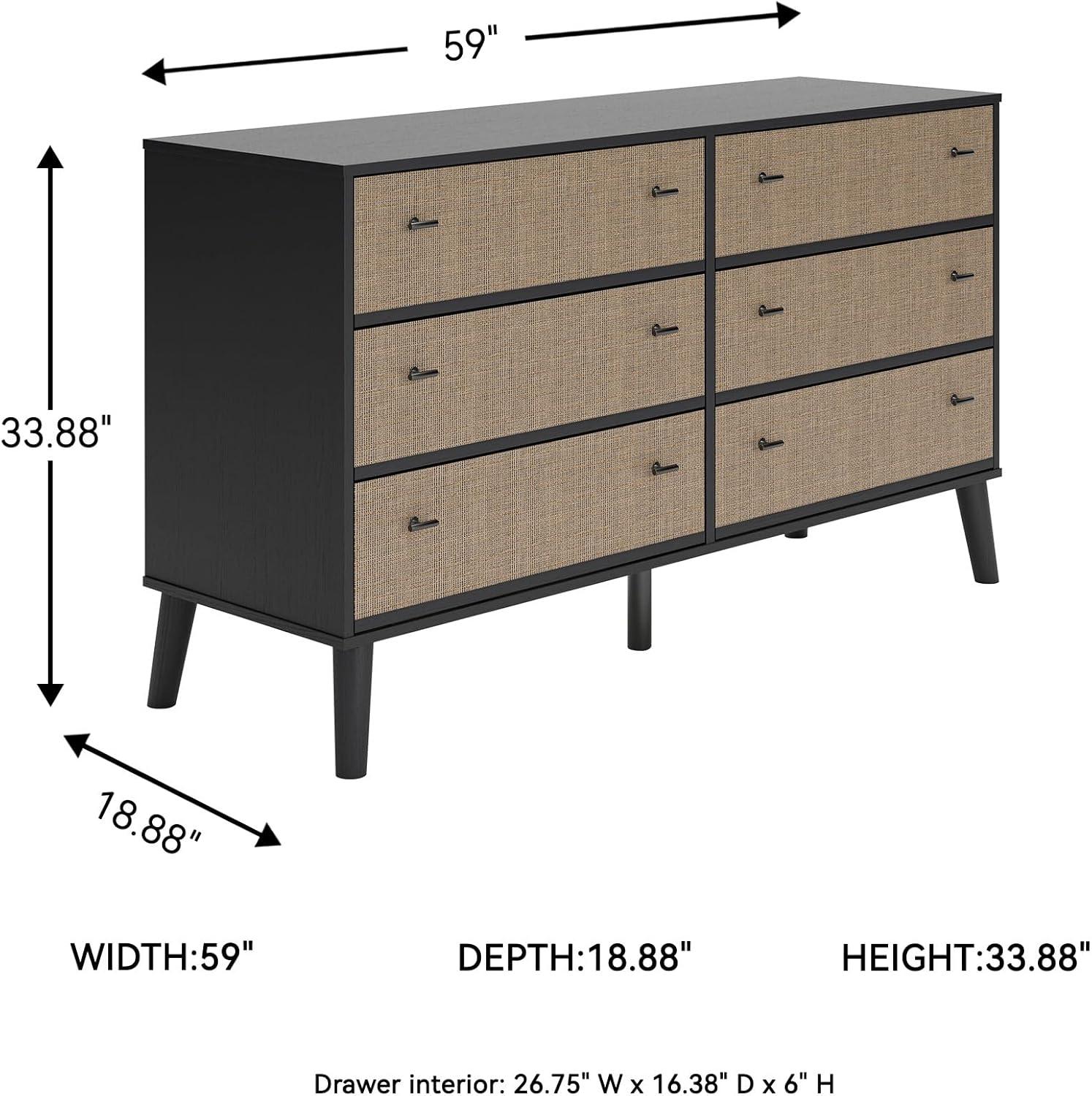 Signature Design by Ashley Contemporary Charlang Chest of Drawers, Two-tone