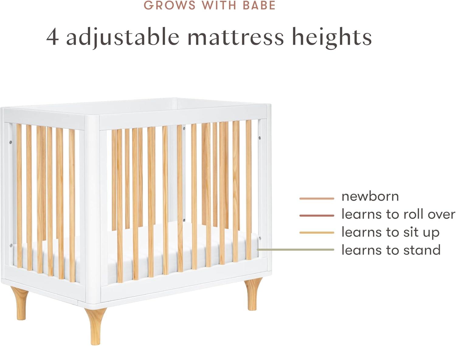 Lolly 4-In-1 Mini Convertible Crib