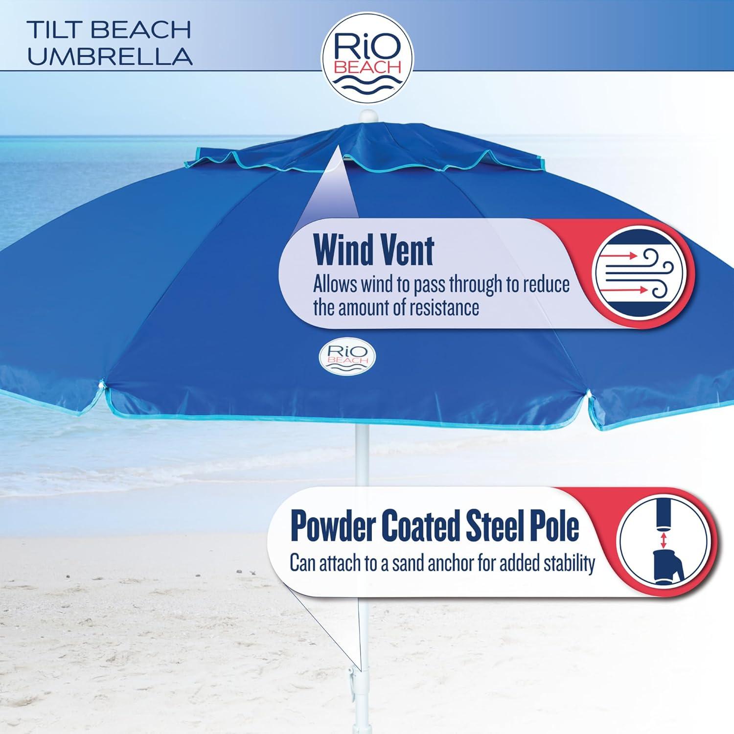 72'' Tilt Beach Umbrella