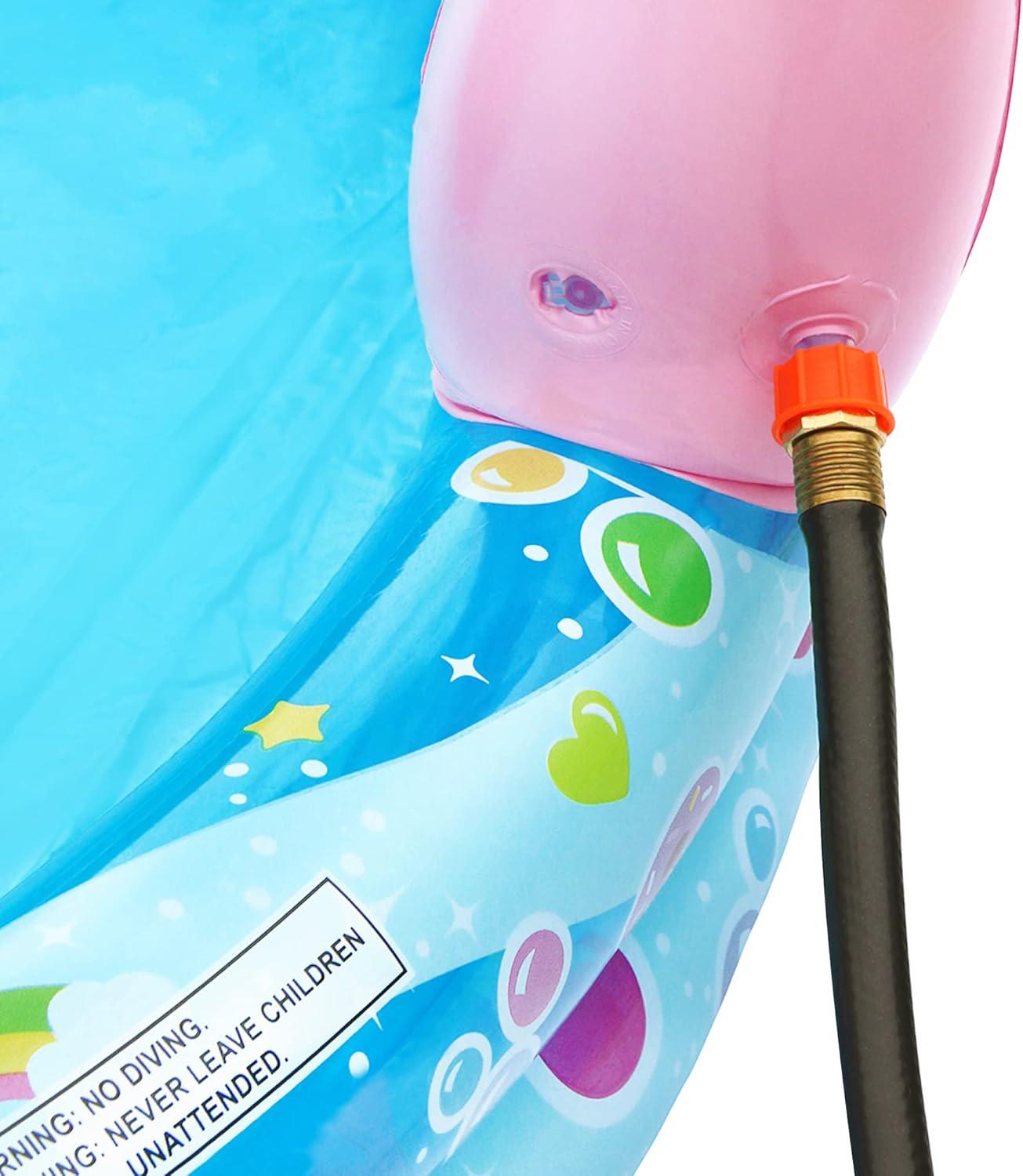Banzai Plastic Round Kiddie Pool 32.5'' H x 60'' W x 78'' L