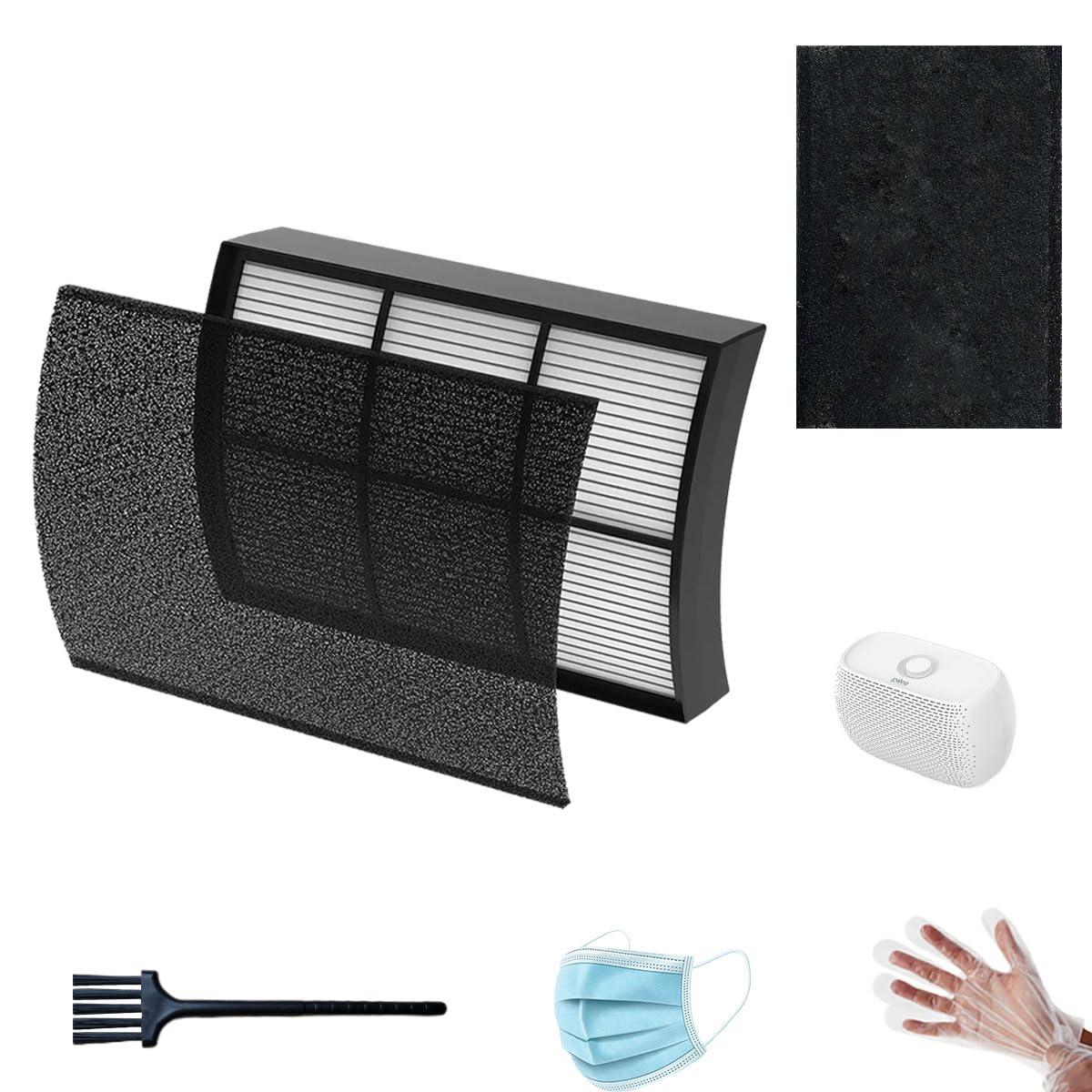 Pure Enrichment Pure Zone 2-in-1 True HEPA Air Filter: Captures Dust, Smoke, Pet Dander, Mold, Odors, Pollen, 5.75" Height