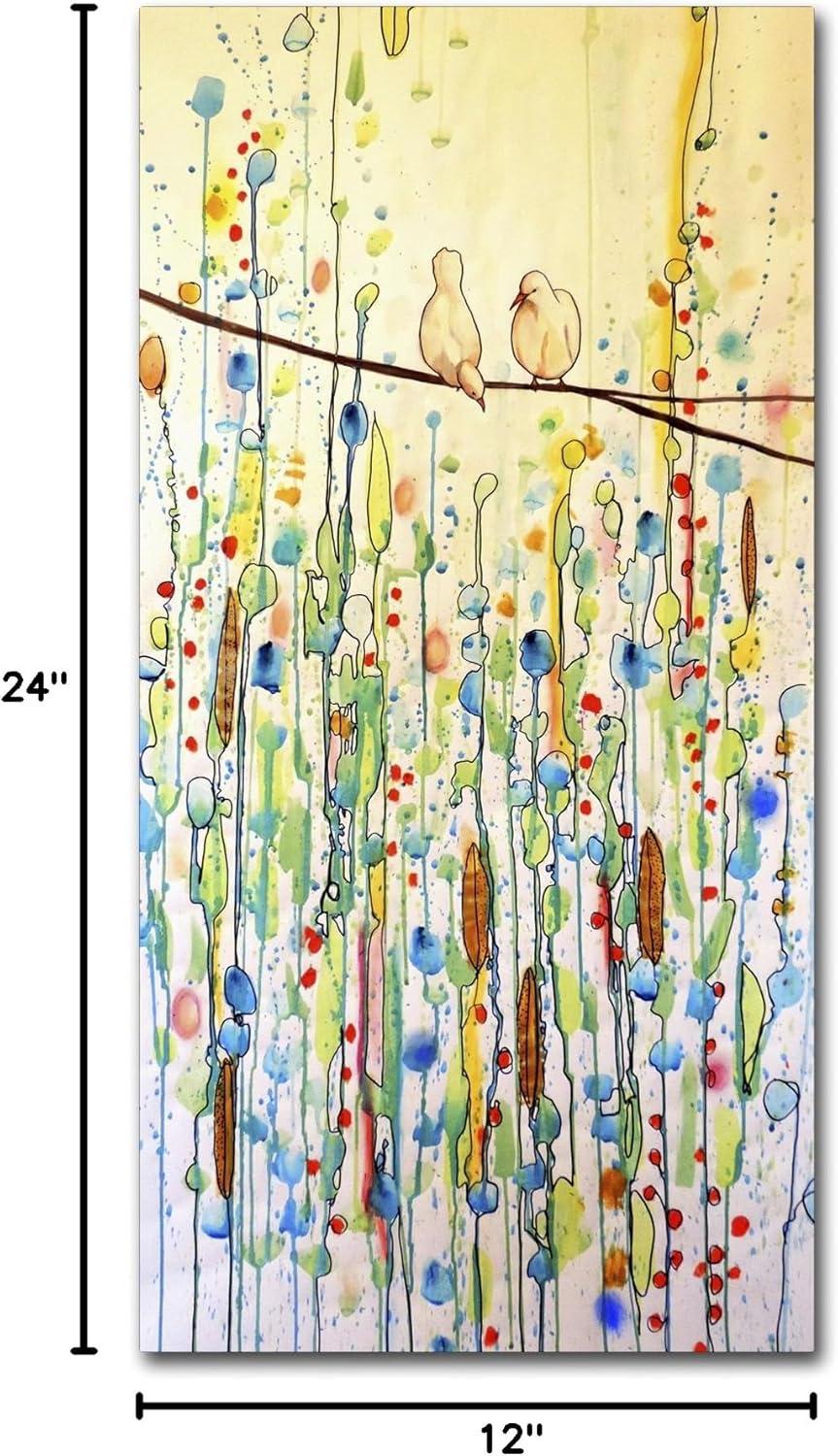 Trademark Fine Art -Sylvie Demers 'Toi Et Moi' Canvas Art - 12''x24''