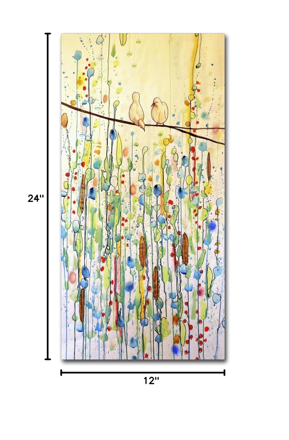 Trademark Fine Art -Sylvie Demers 'Toi Et Moi' Canvas Art - 12''x24''