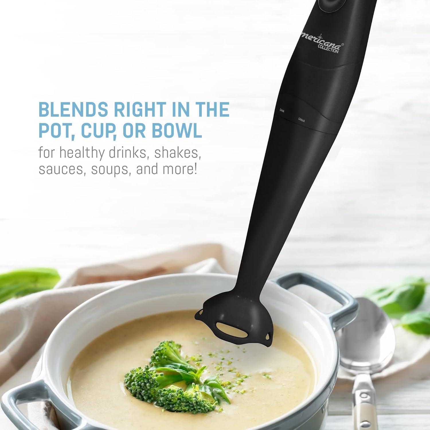 Elite Black Variable Speed Immersion Hand Blender