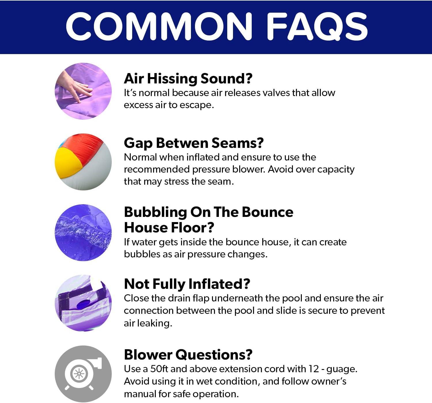 HeroKiddo Ocean Shark Commercial Grade Bounce House Water Slide with Splash Pool for Kids and Adults (with Blower), Basketball Hoop, Outdoor Indoor, Wet Dry Combo, Big Inflatable, Rental Quality