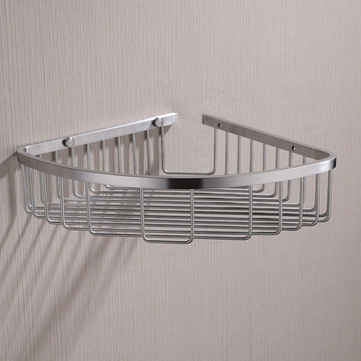 Brushed Nickel Stainless Steel Corner Shower Caddy