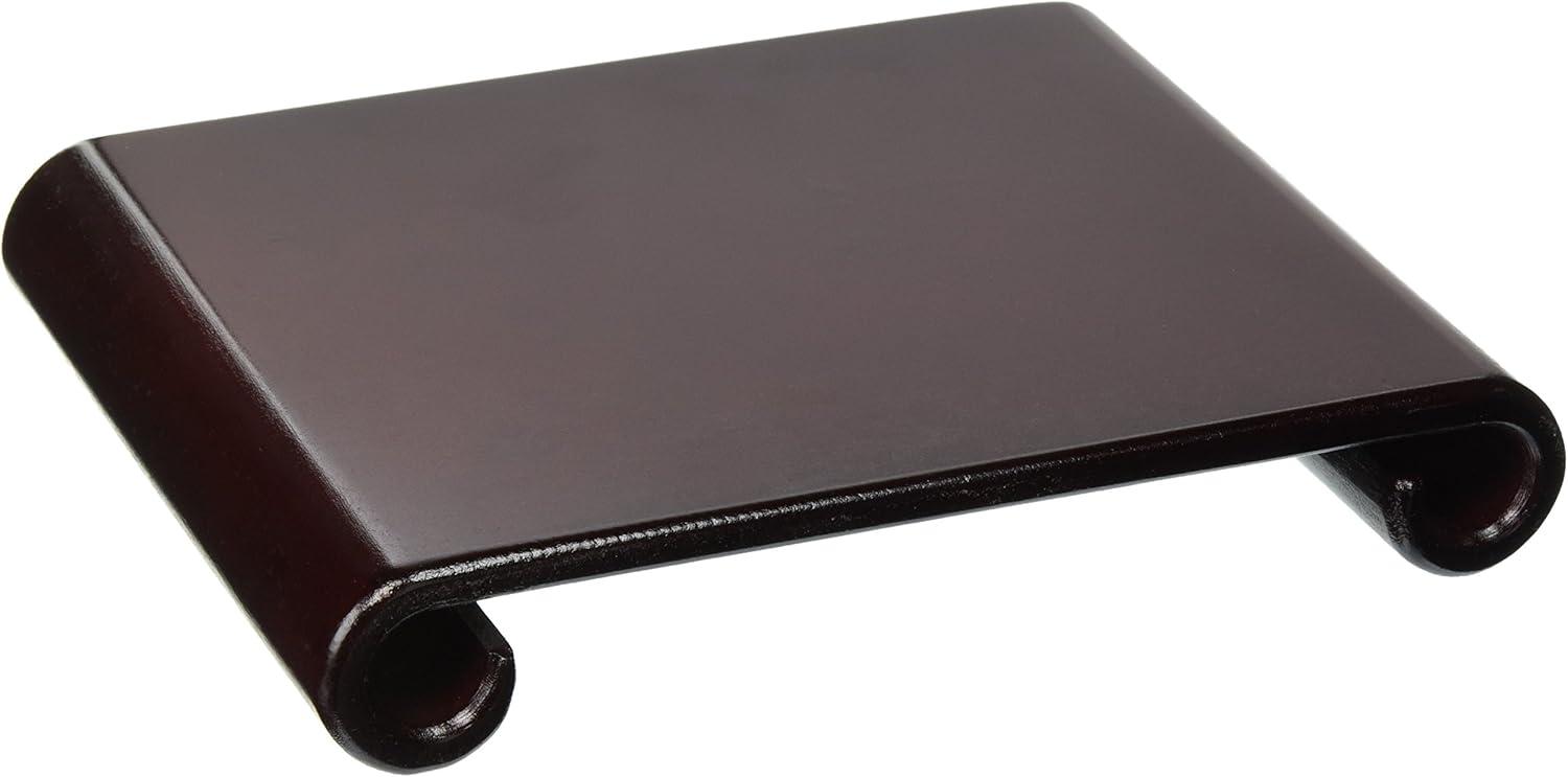 Oriental Furniture Rosewood Scroll Stand, size 8
