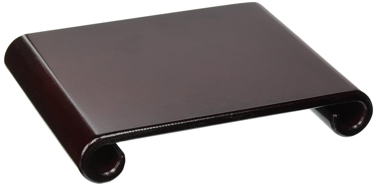 Oriental Furniture Rosewood Scroll Stand, size 8