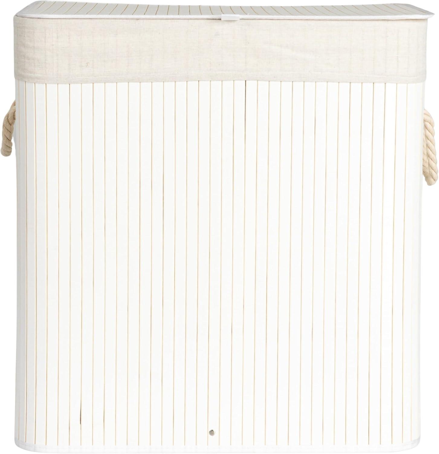 Household Essentials Grove Bamboo Laundry Hamper with Handles