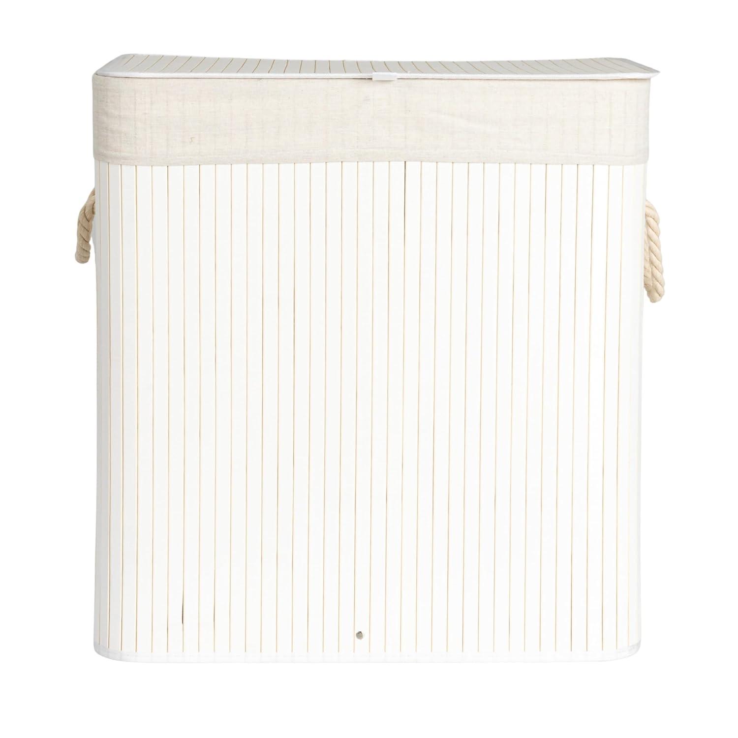 Household Essentials Grove Bamboo Laundry Hamper with Handles