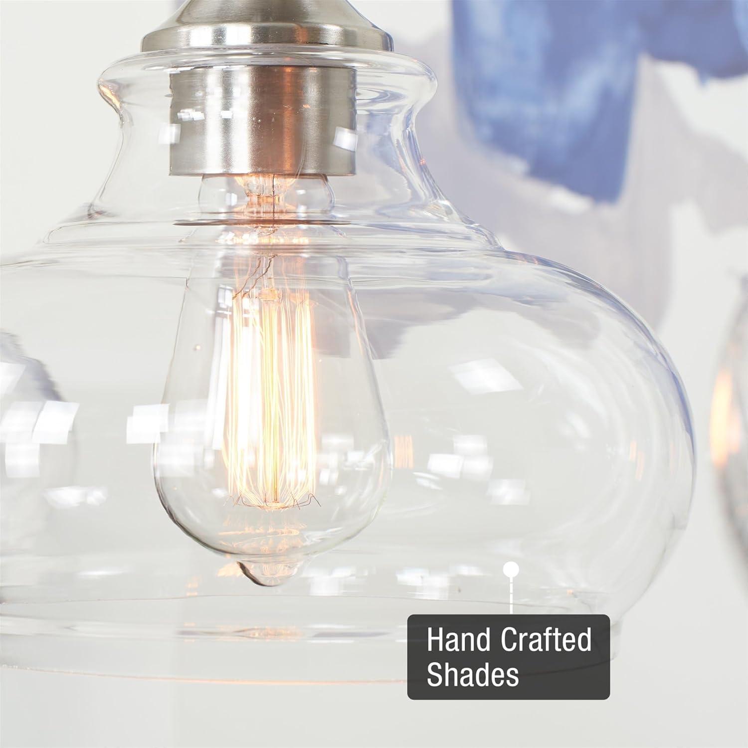 Clear Glass Bell Shade for Wall Mount Fixtures