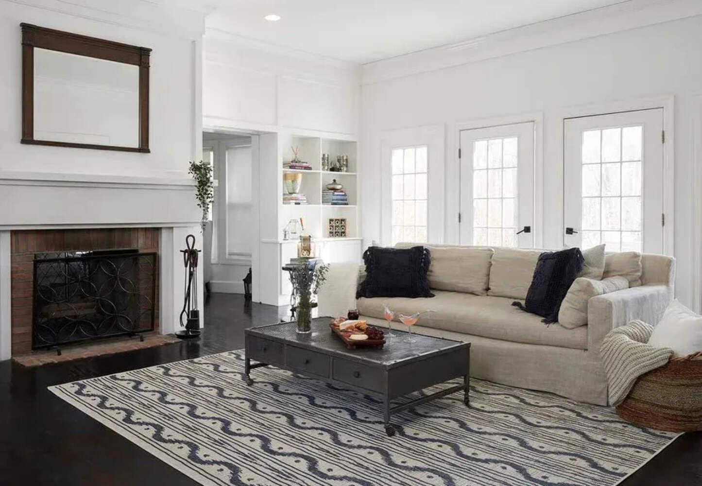 Momeni  Riviera Geometric Indoor Outdoor Rug 9' X 12' 9' x 12' Accent, Outdoor, Indoor Rectangle