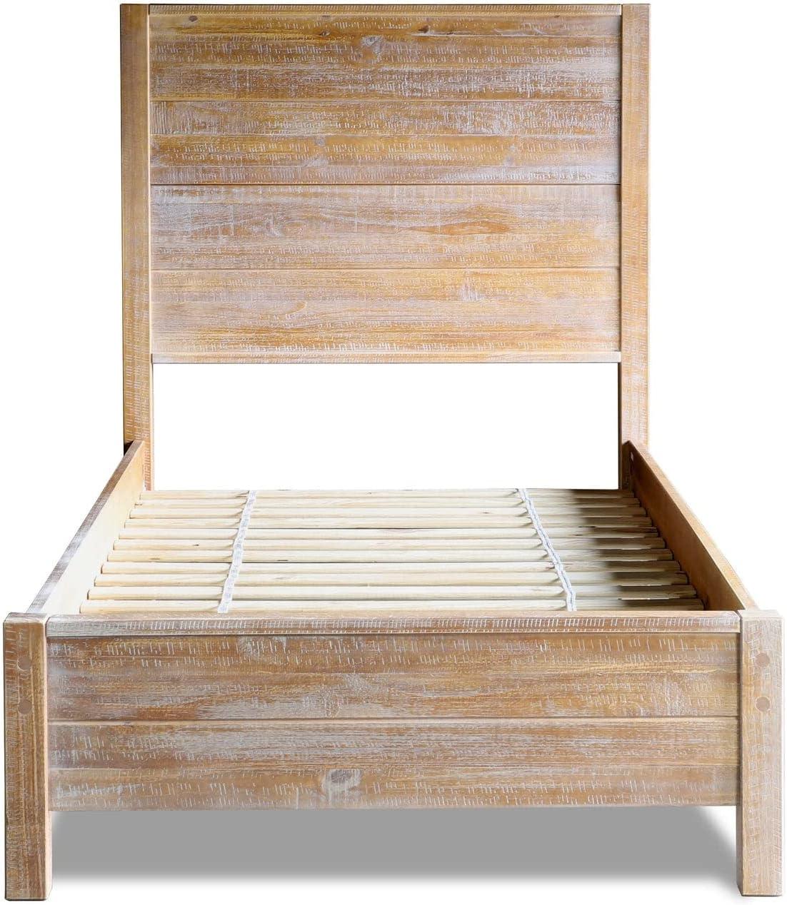 Montauk Solid Wood Panel Bed