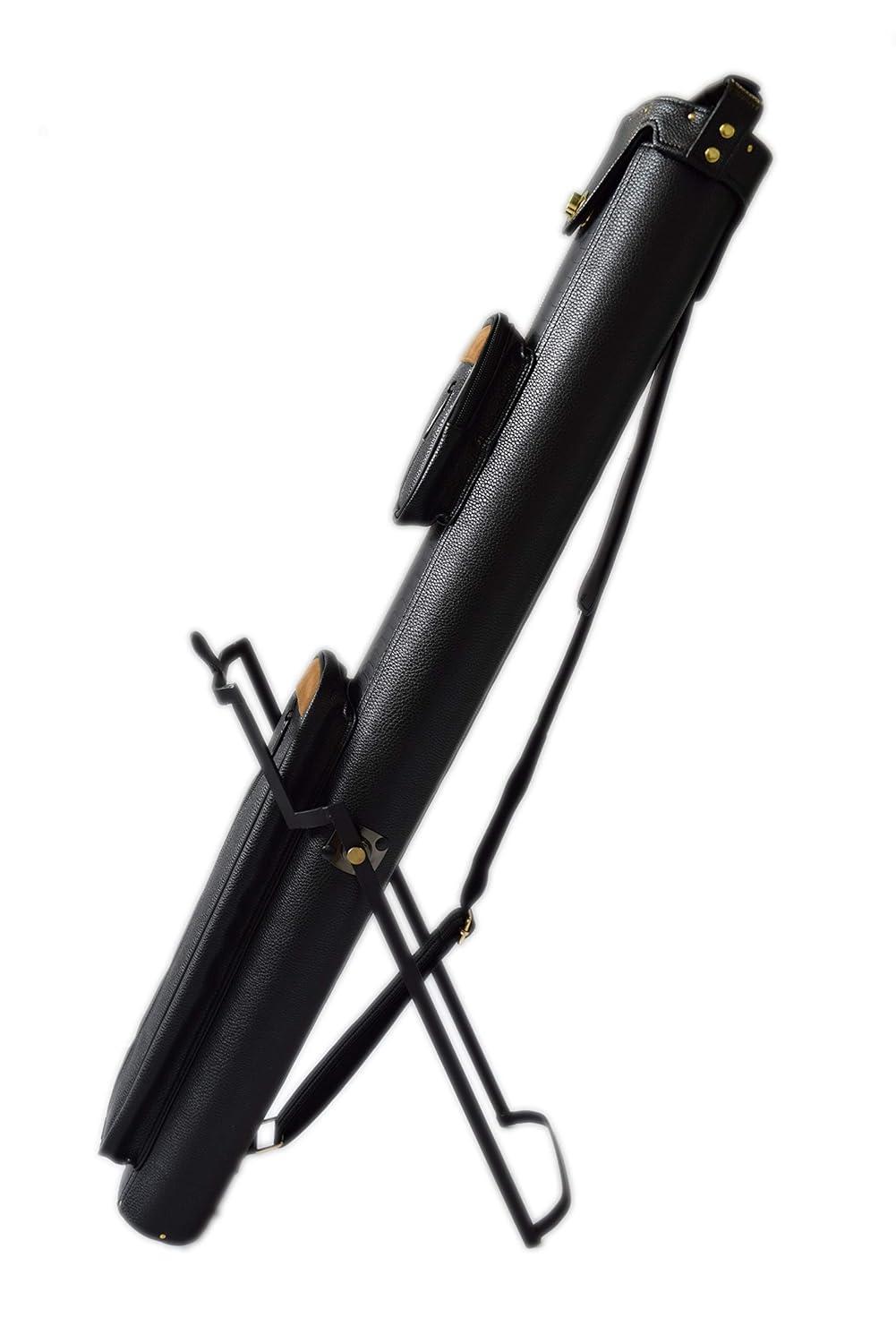 2x4 Hard Pool Cue Case 2B4S Billiard Stick Carrying Cue Case with Stand (03)