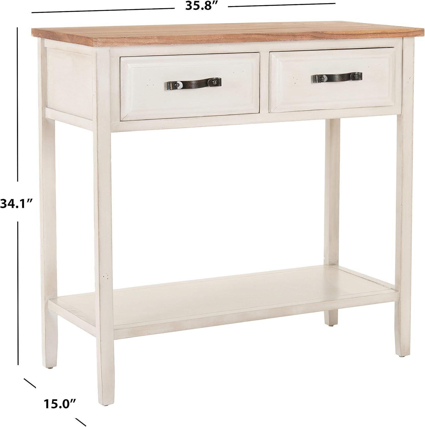 Carol Console Table - White Birch - Safavieh