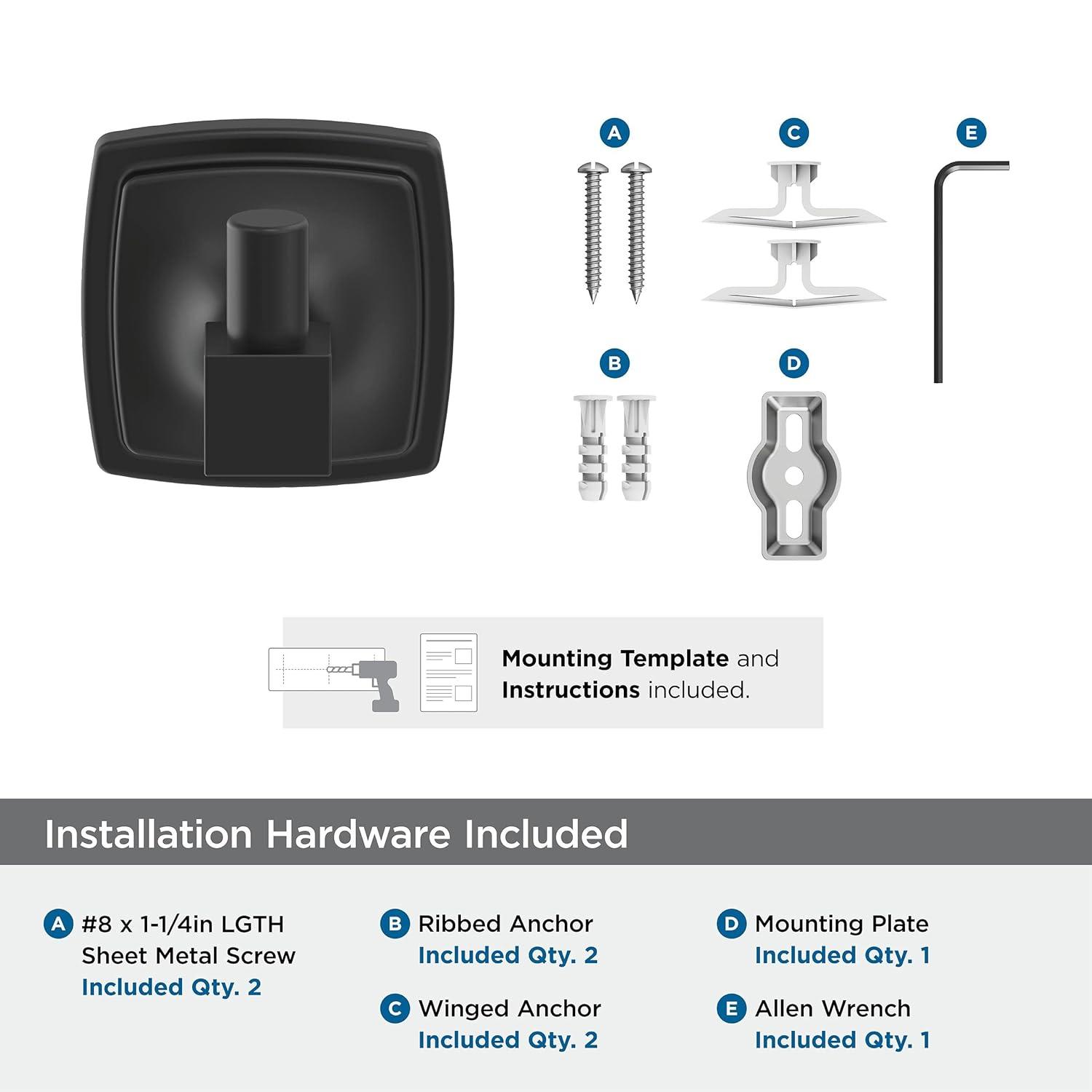 Stature Wall Mounted Robe Hook