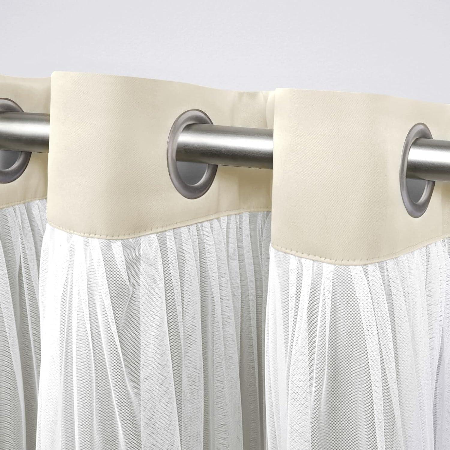 Amalgamated Textiles Catarina Linen Tailored 52'' W Window Valance