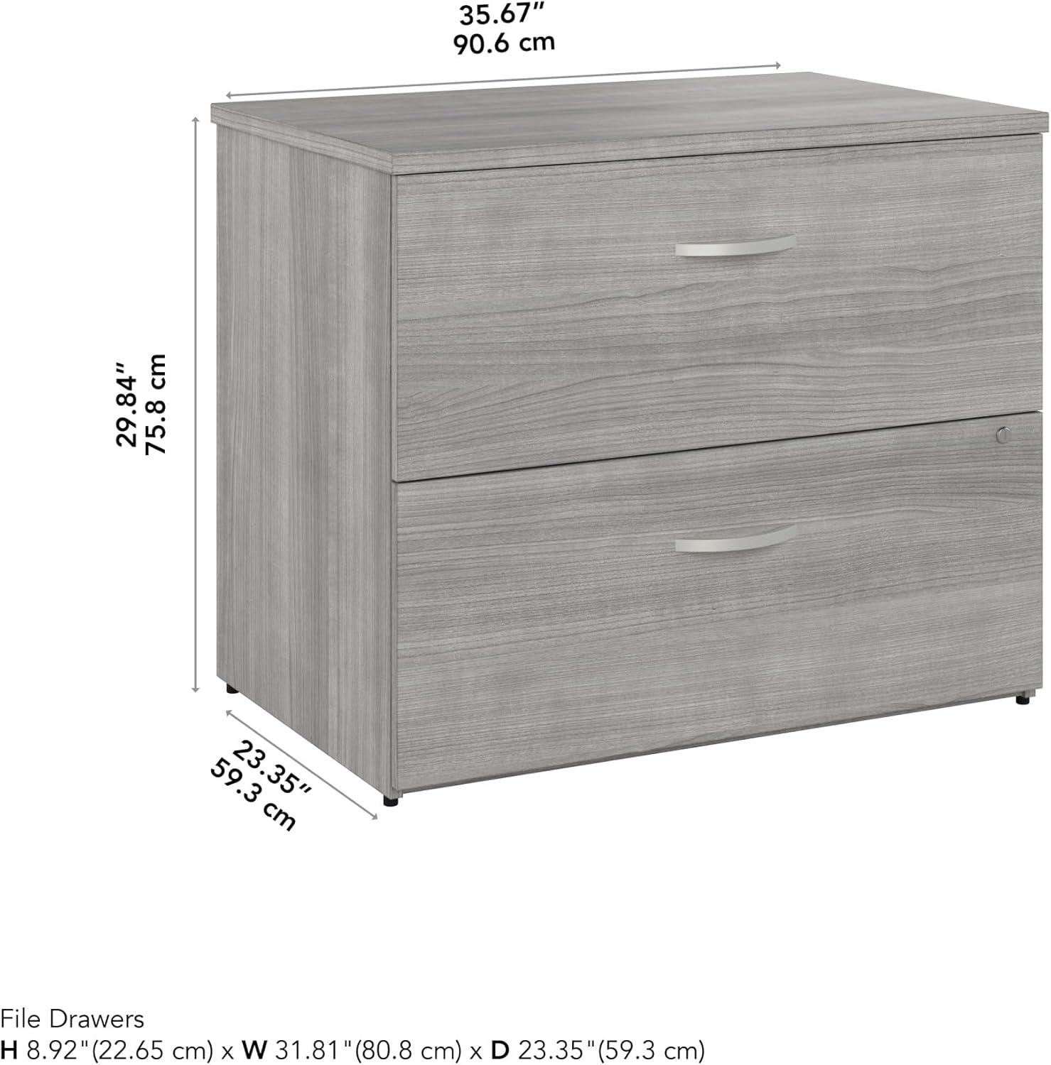 Studio C 36'' Wide 2 -Drawer File Cabinet