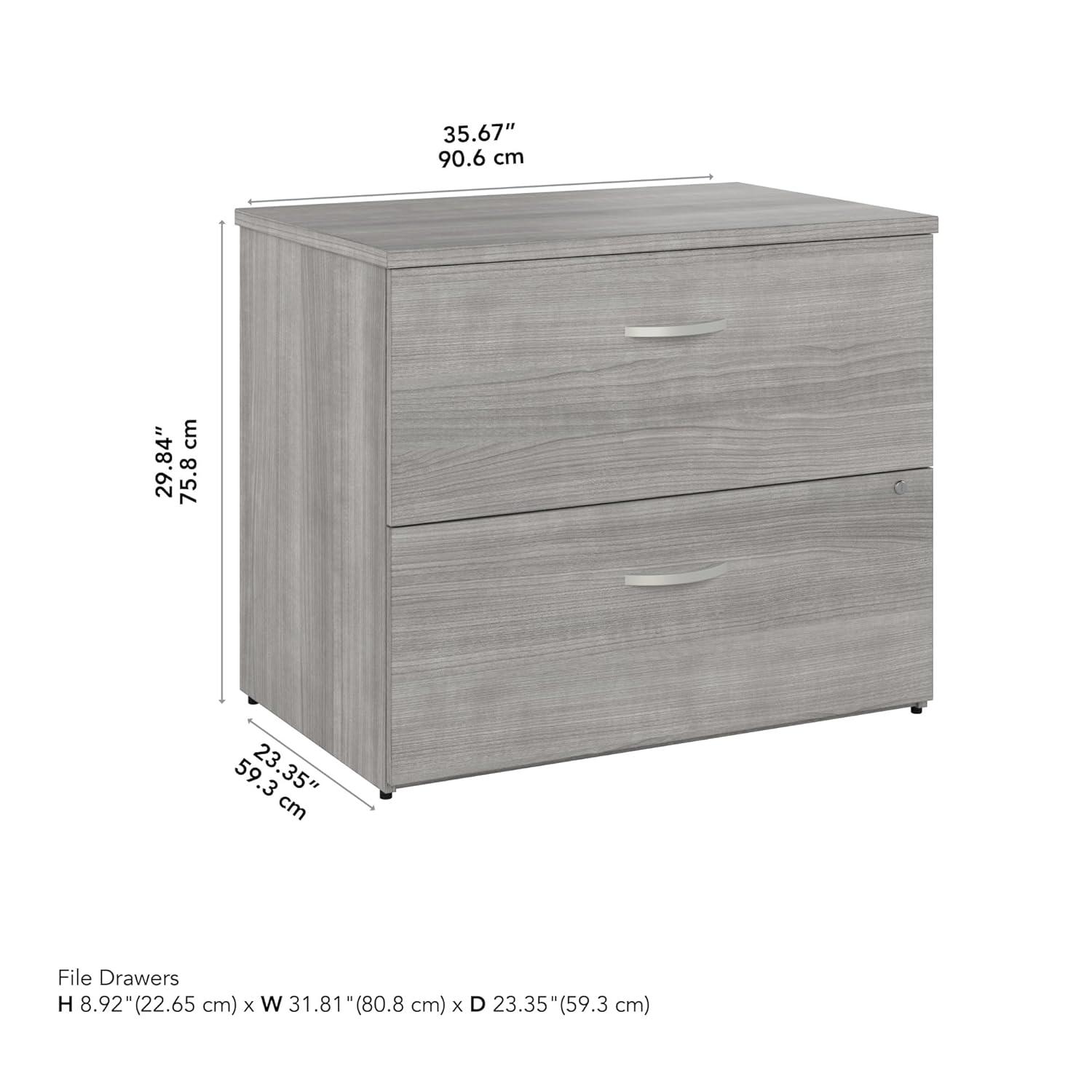Studio C 36'' Wide 2 -Drawer File Cabinet
