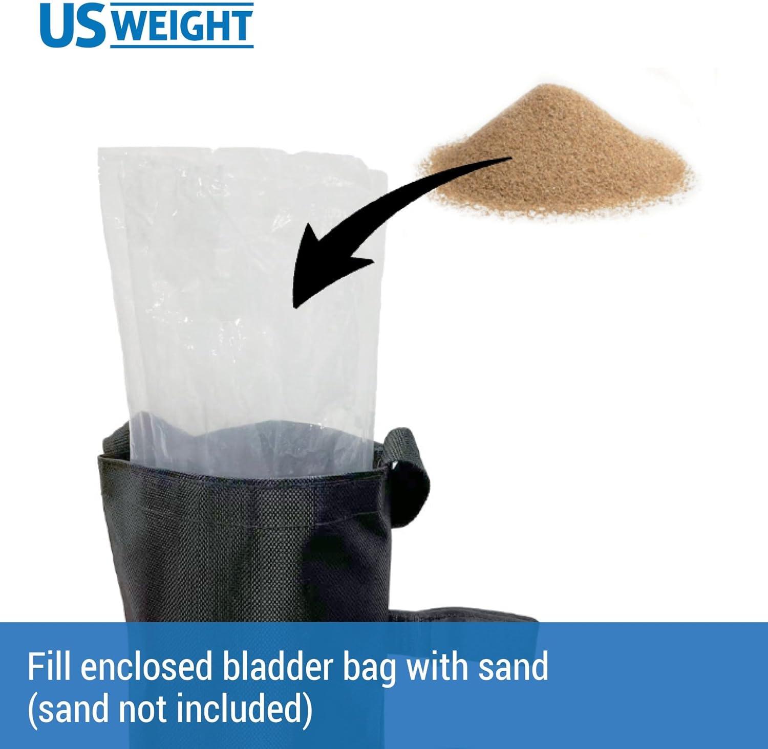 US Weight Economy Fillable Canopy Weight Bags (4-Pack)