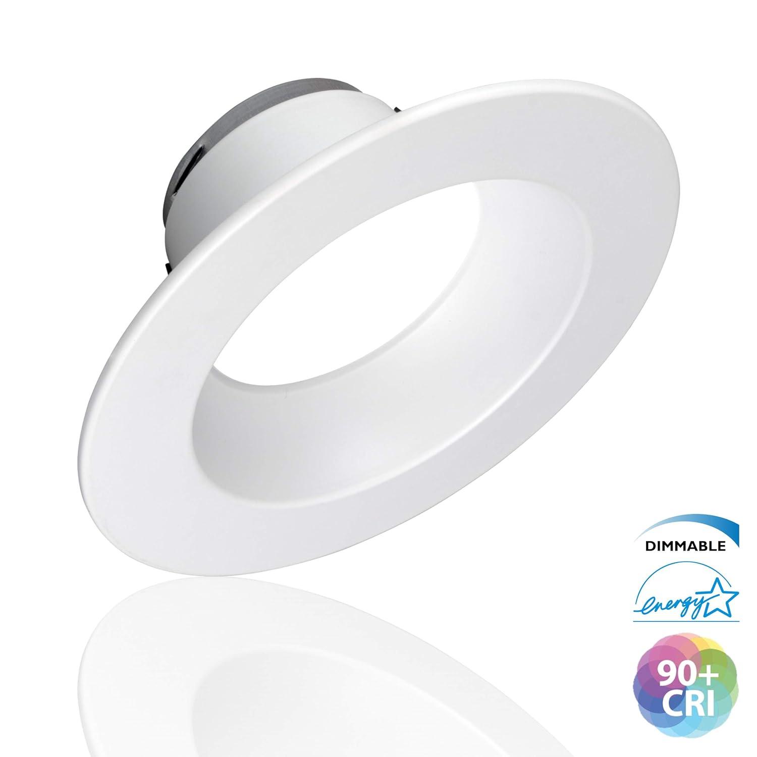 NICOR Lighting DLR565081204KWH 6'' Dimmable LED Retrofit Recessed Lighting Kit