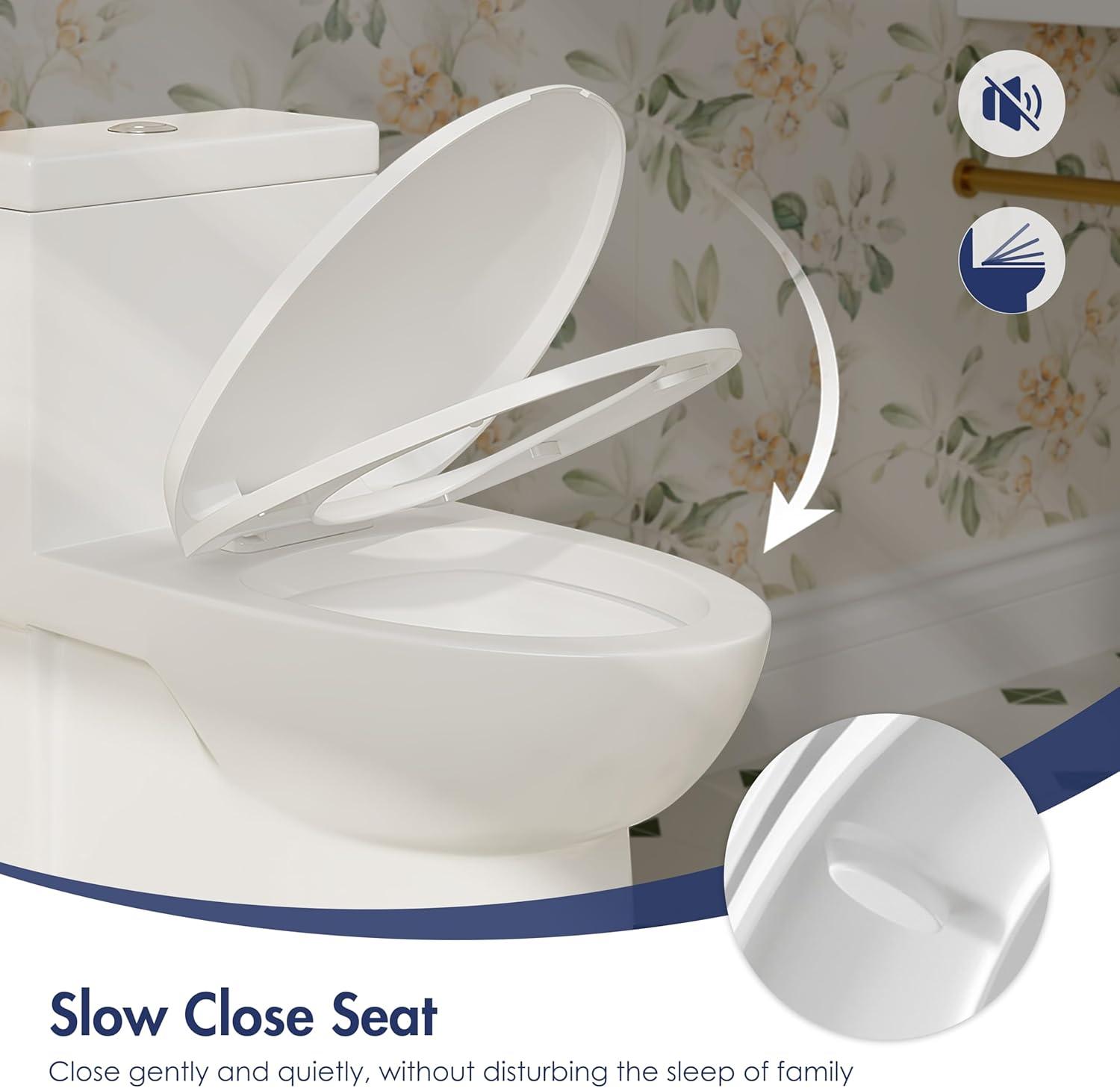 Denbigh Chair Height Elongated Comfort Height One-Piece Toilet (Seat Included)