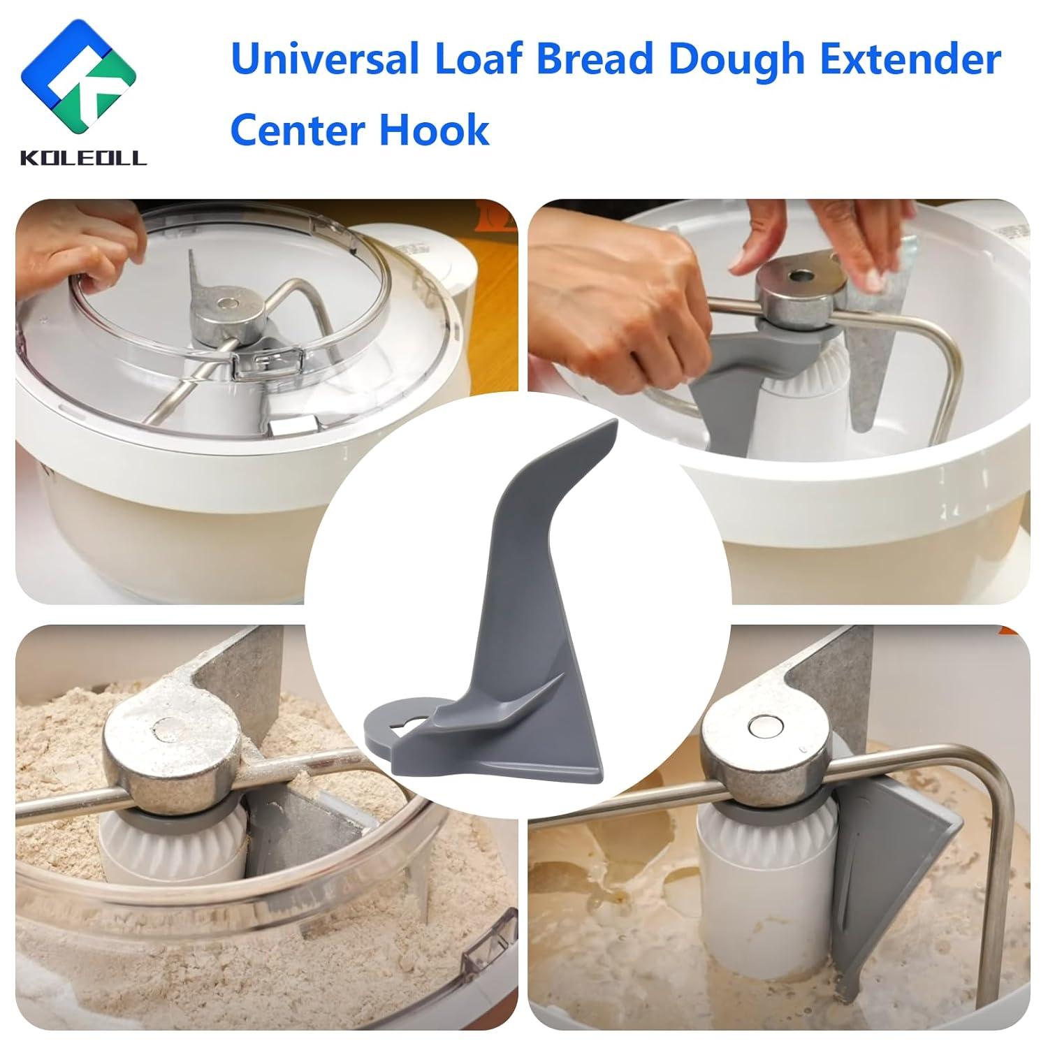Loaf Bread Dough Extender Center Hook for Bosch Perfect Mixing & Kneading!
