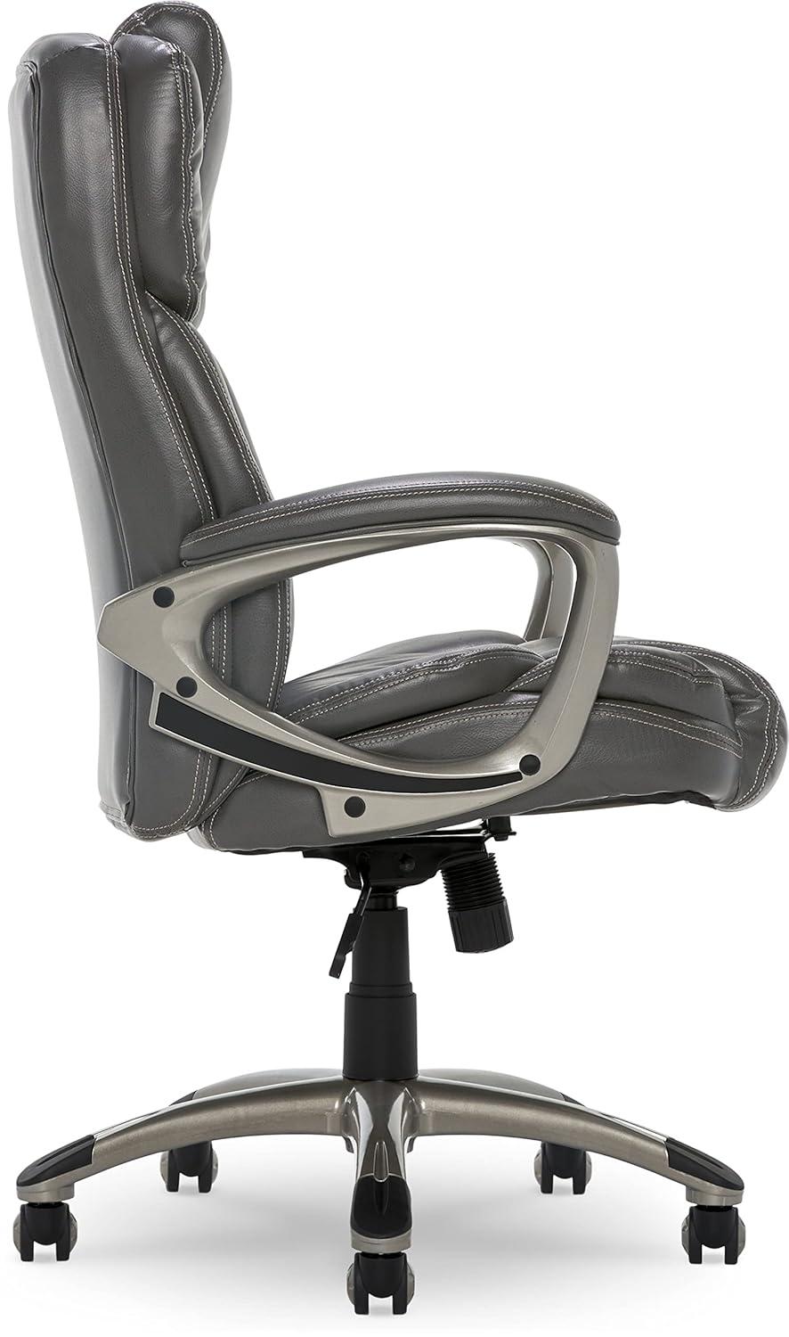 Serta Serta Garret Executive Office Chair, Ergonomic Lumbar Support, Semi-Plush Cushion, Body Pillows