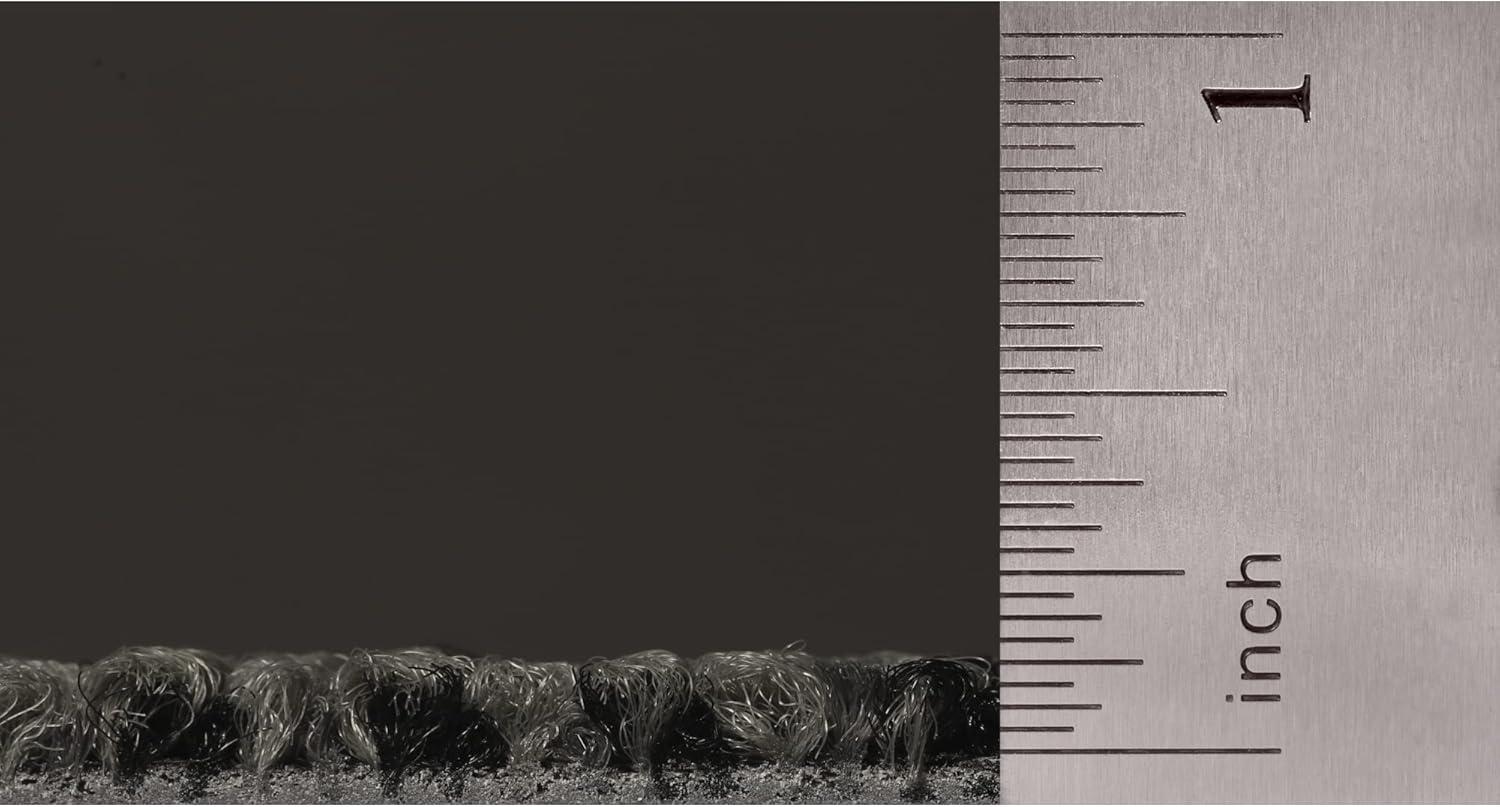 Elite 24" x 24" Gray Nylon Carpet Tile with Low Pile