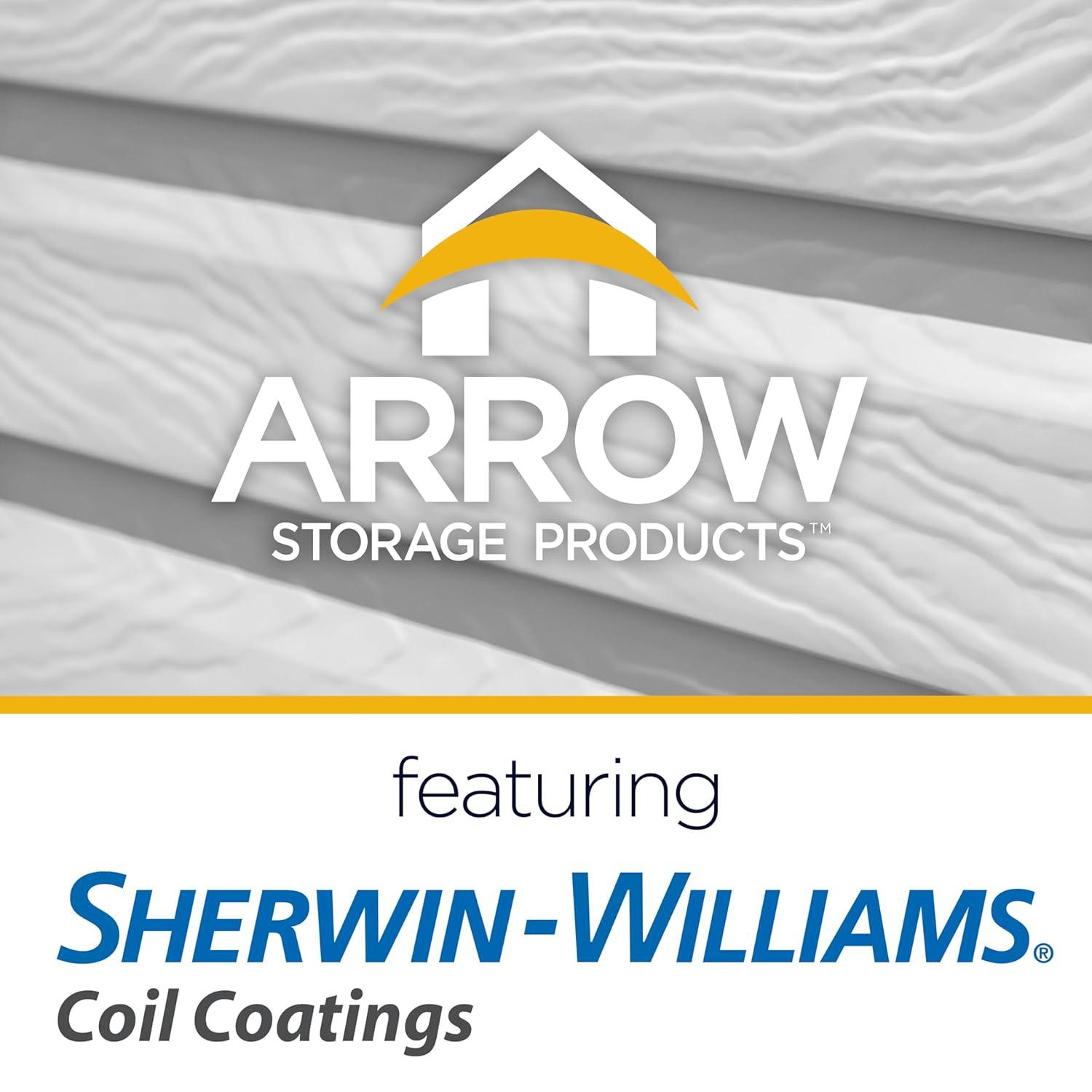 10 ft. W x 14 ft. D Steel Horizontal Storage Shed