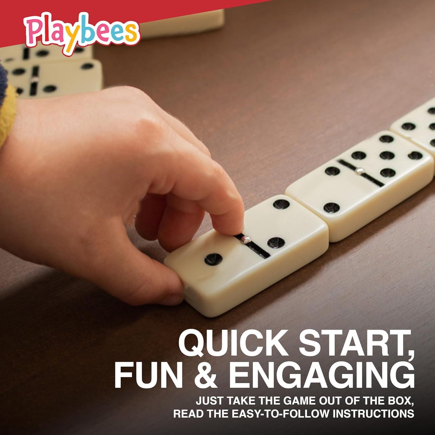 Playbees Small Domino Set – Compact Fun for All Ages