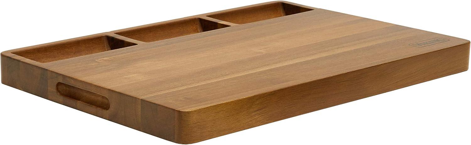 Viking 20-Inch Acacia Wood Reversible Butcher Block