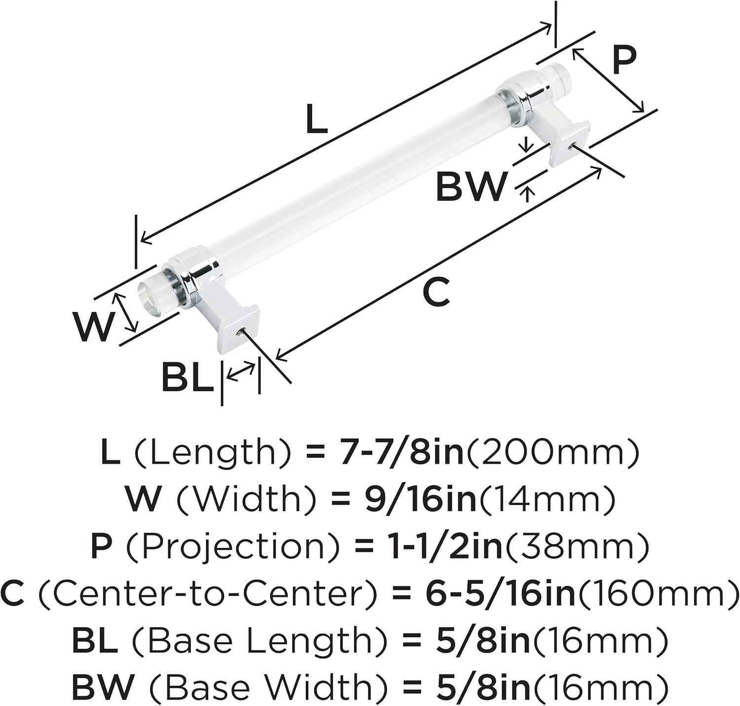 Glacio 6 5/16" Center to Center Bar Pull