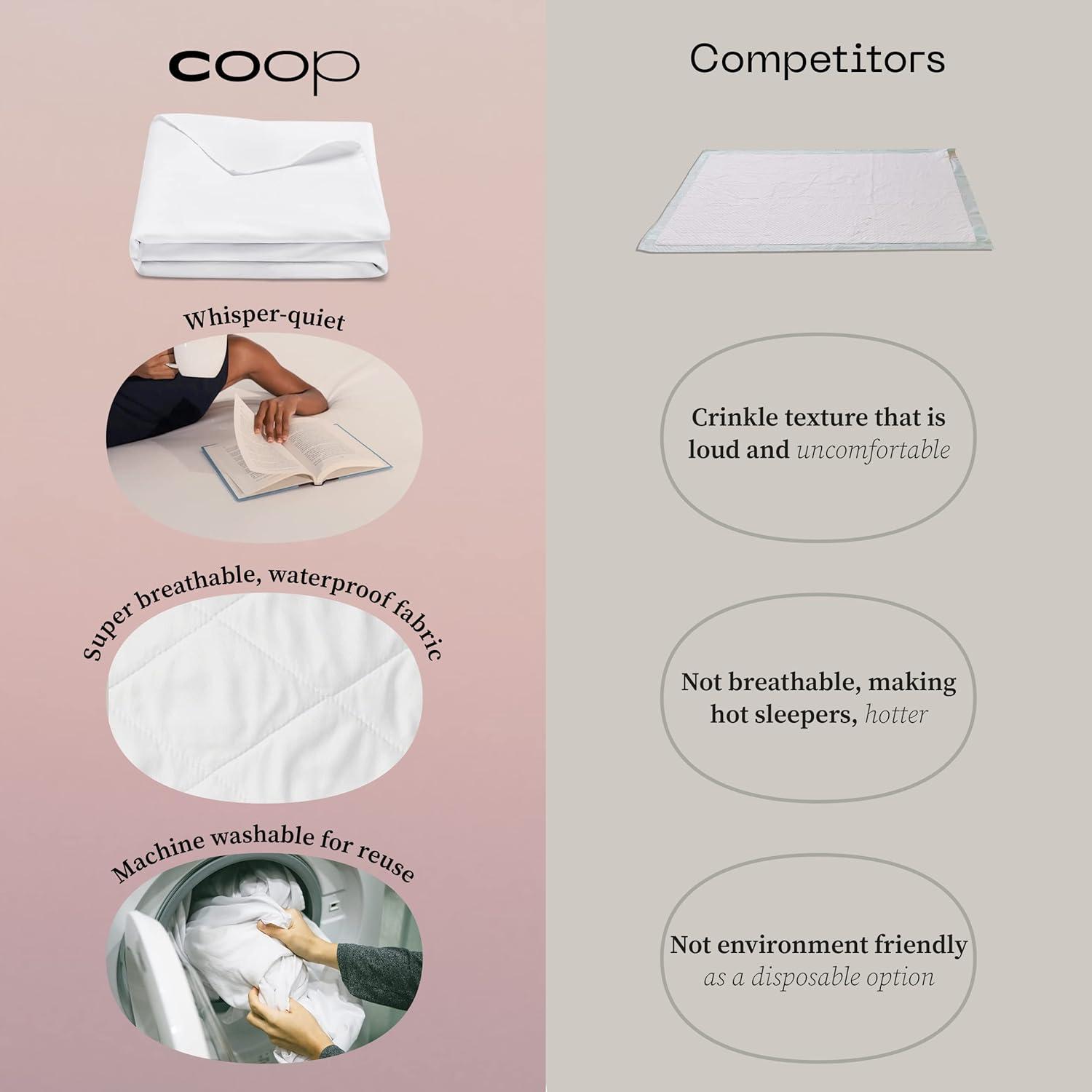 Coop Home Goods Queen Waterproof Mattress Protector Sheet