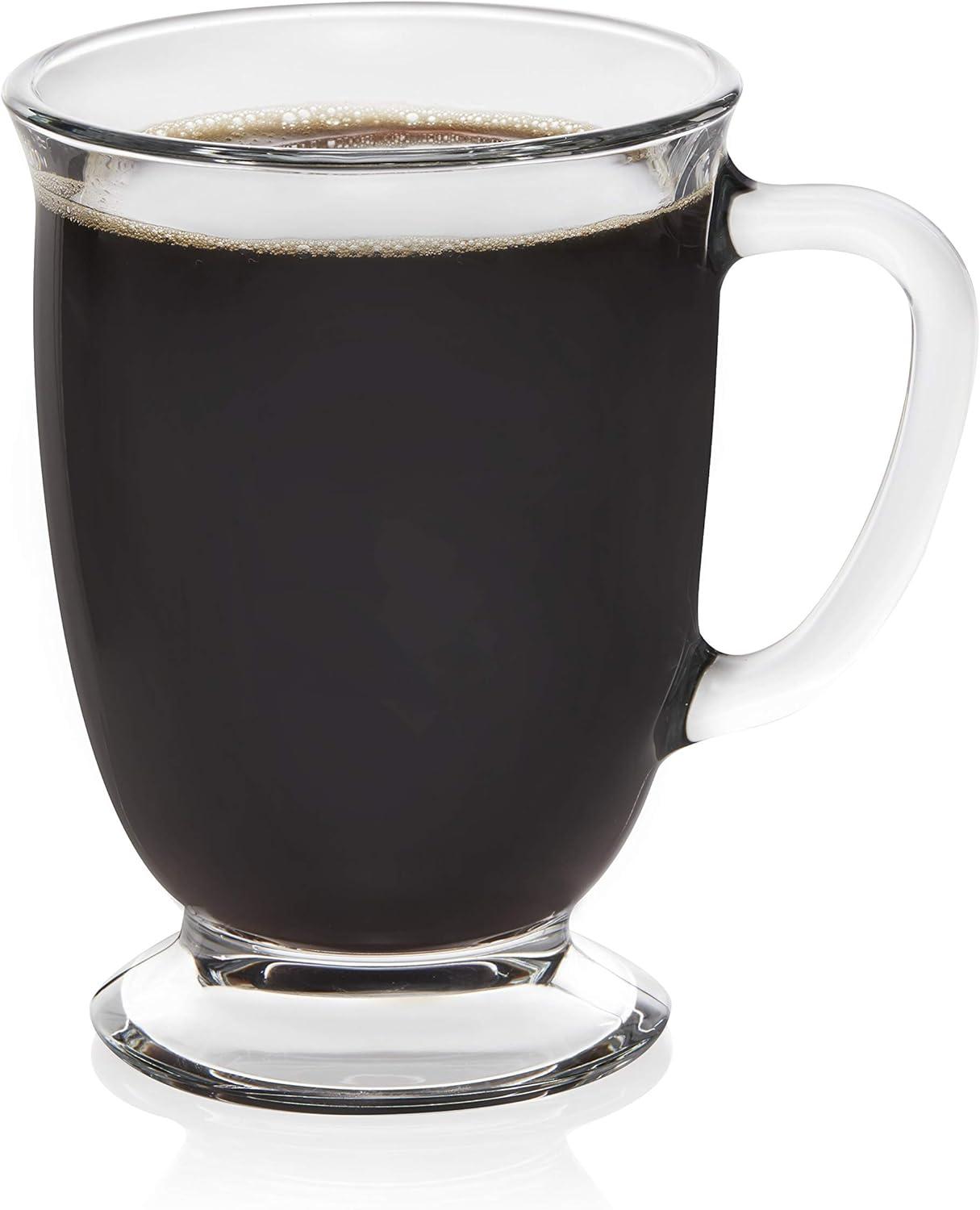 Libbey Kona Glass Coffee Mugs