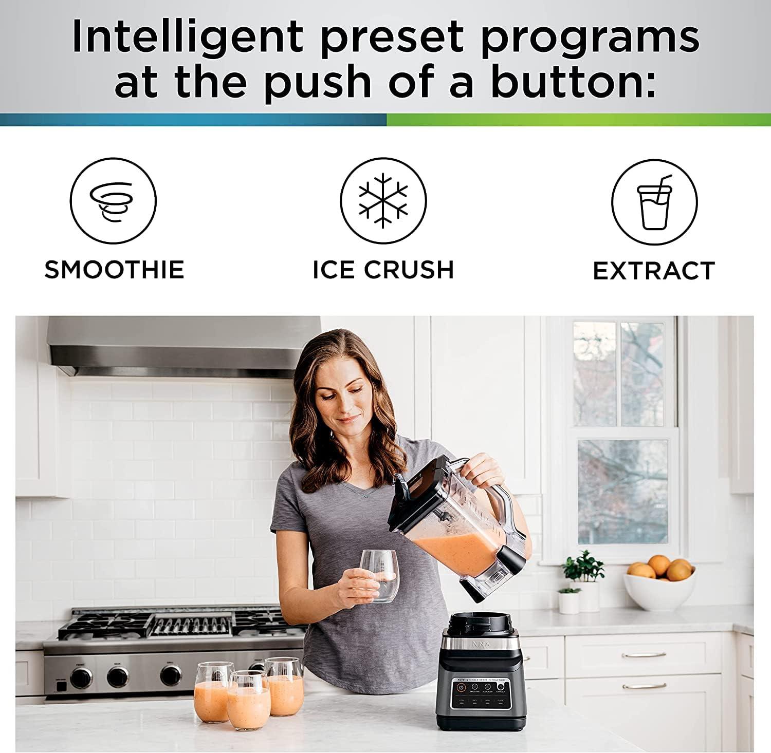 Ninja Ninja® Professional Plus Blender DUO® with 3 Auto-iQ® Programs for Smoothies, Frozen Drinks & Nutrient Extractions, 72 oz. Total Crushing Pitcher & (2) 24 oz. To-Go Cups