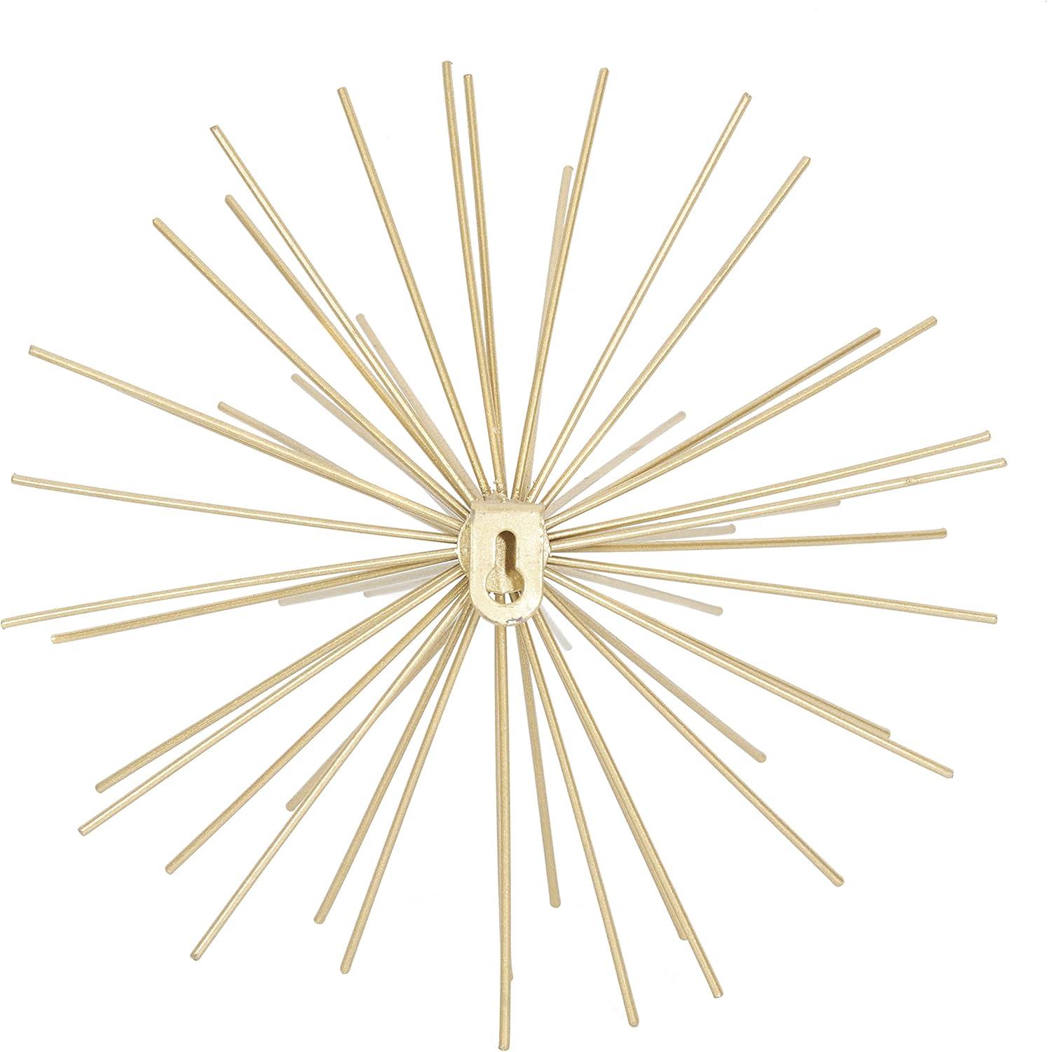 CosmoLiving by Cosmopolitan Metal 3D Long Spike Starburst Home Wall Decor Set