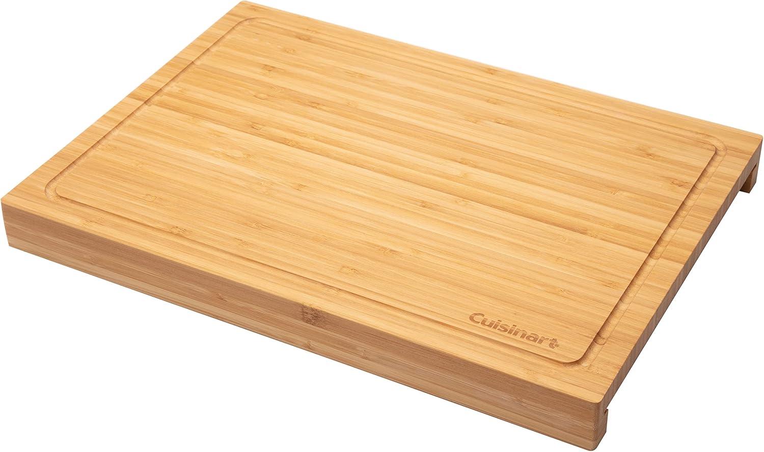 Cuisinart Bamboo Cutting Board with Hidden Tray