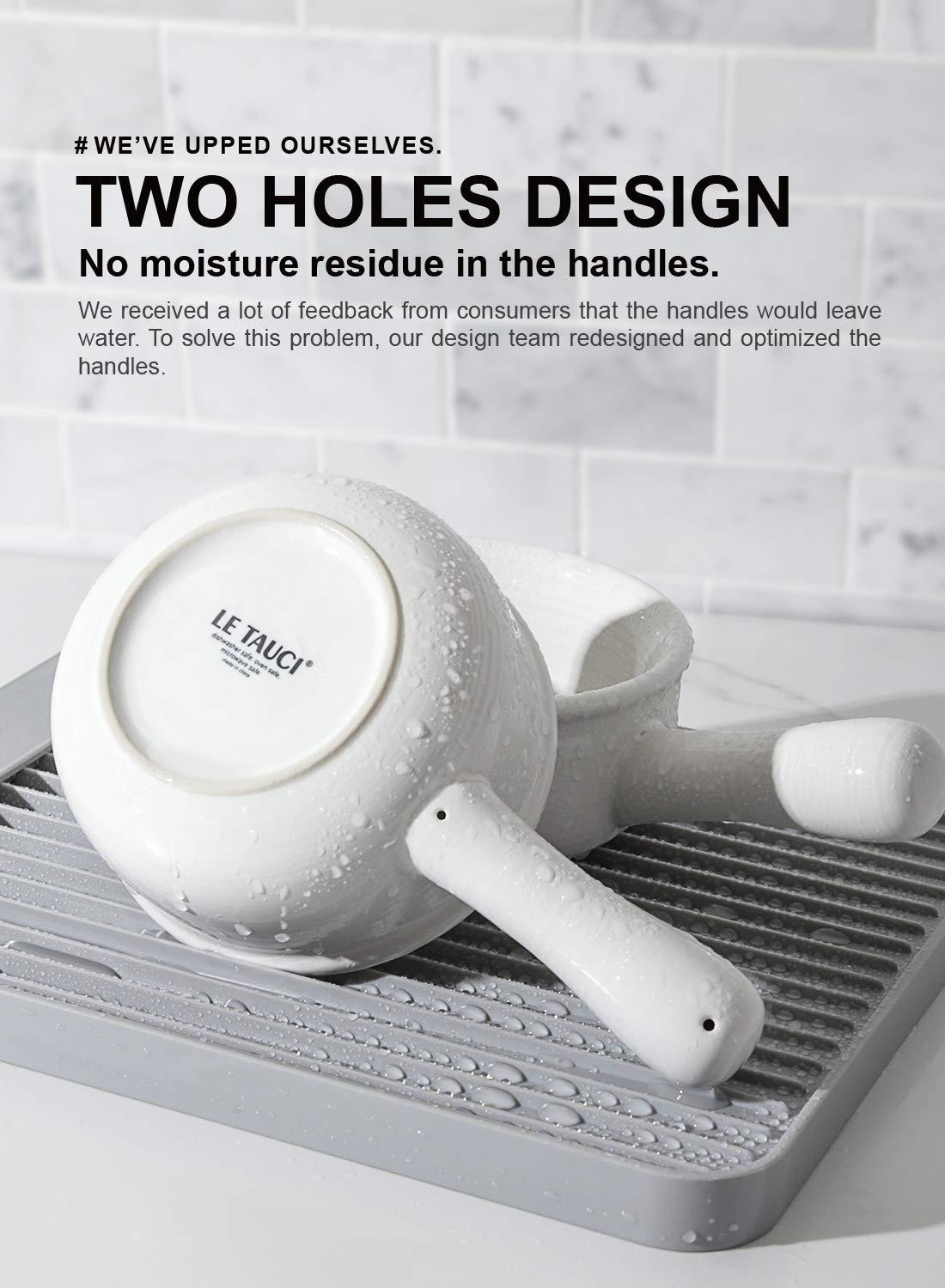 LE TAUCI 15 OZ French Onion Soup Bowls With Handles, Set of 4 Serving Bowls