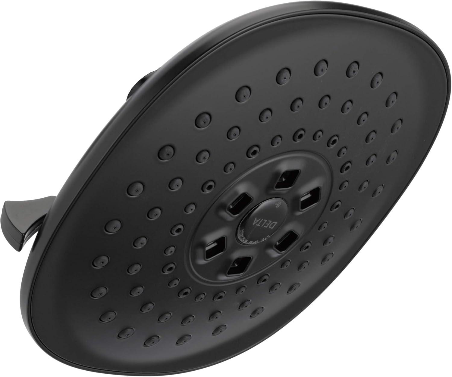 Universal Showering Components Shower Head in Matte Black