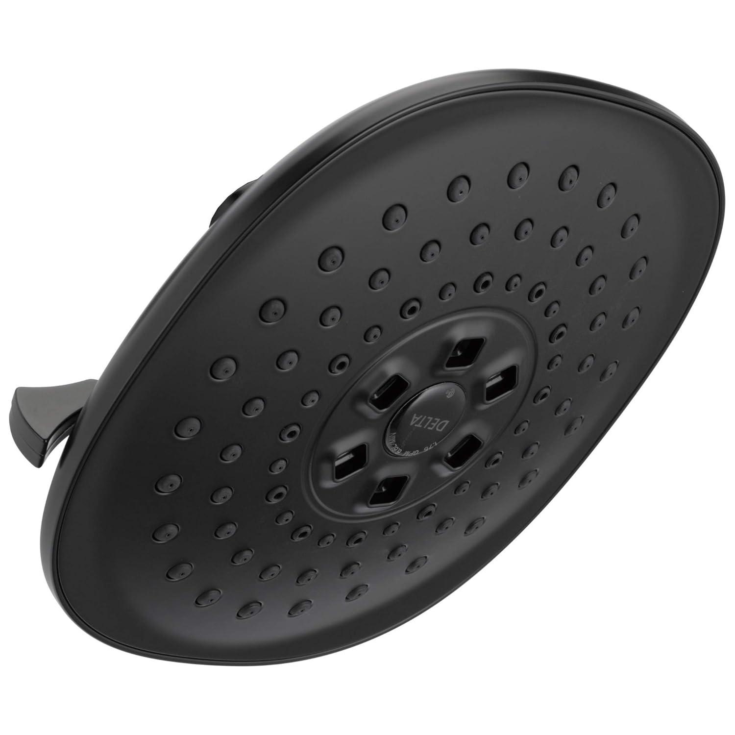 Universal Showering Components Shower Head in Matte Black