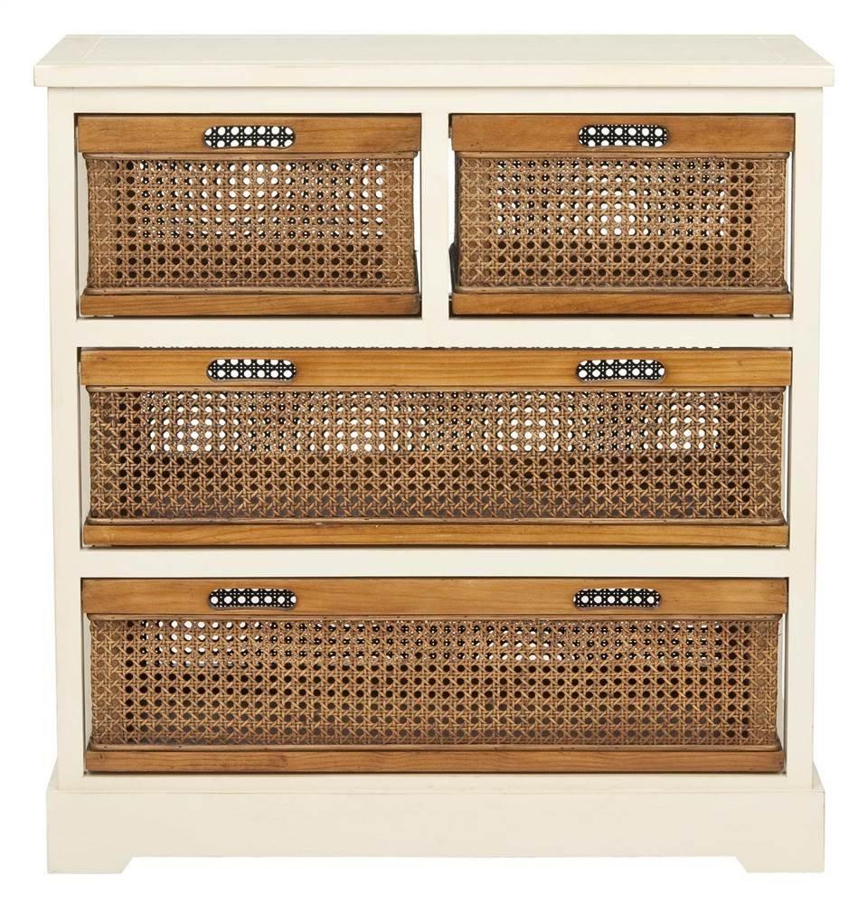 Jackson 4 Drawer Unit - AMH6504 - Black - Safavieh Couture