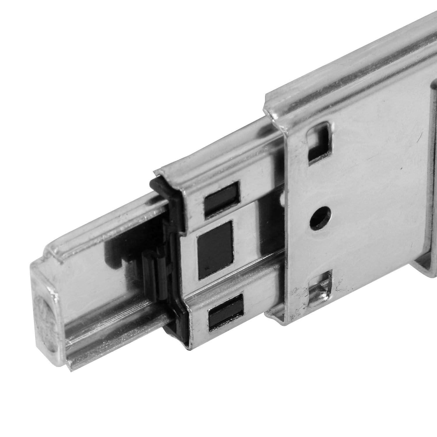 Glidez Multipurpose Chrome-Plated Steel Pull-Out/Slide-Out Storage Organizer for Under Cabinet Use - 2-Tier Design - Chrome